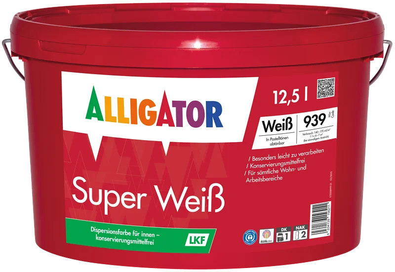 Alligator Super Weiß LEF weiß 12,5 l Alligator Super Weiß LEF weiß 12,5 l