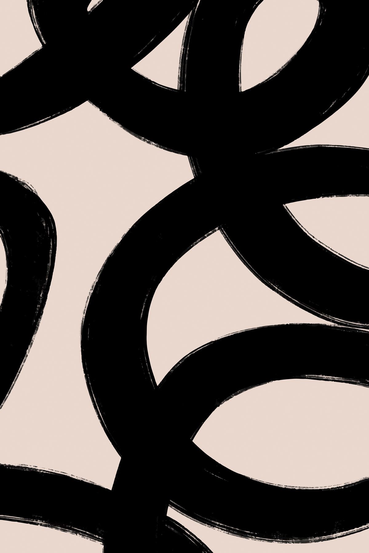 Leinwand Brushstroke III 50 x 75 cm