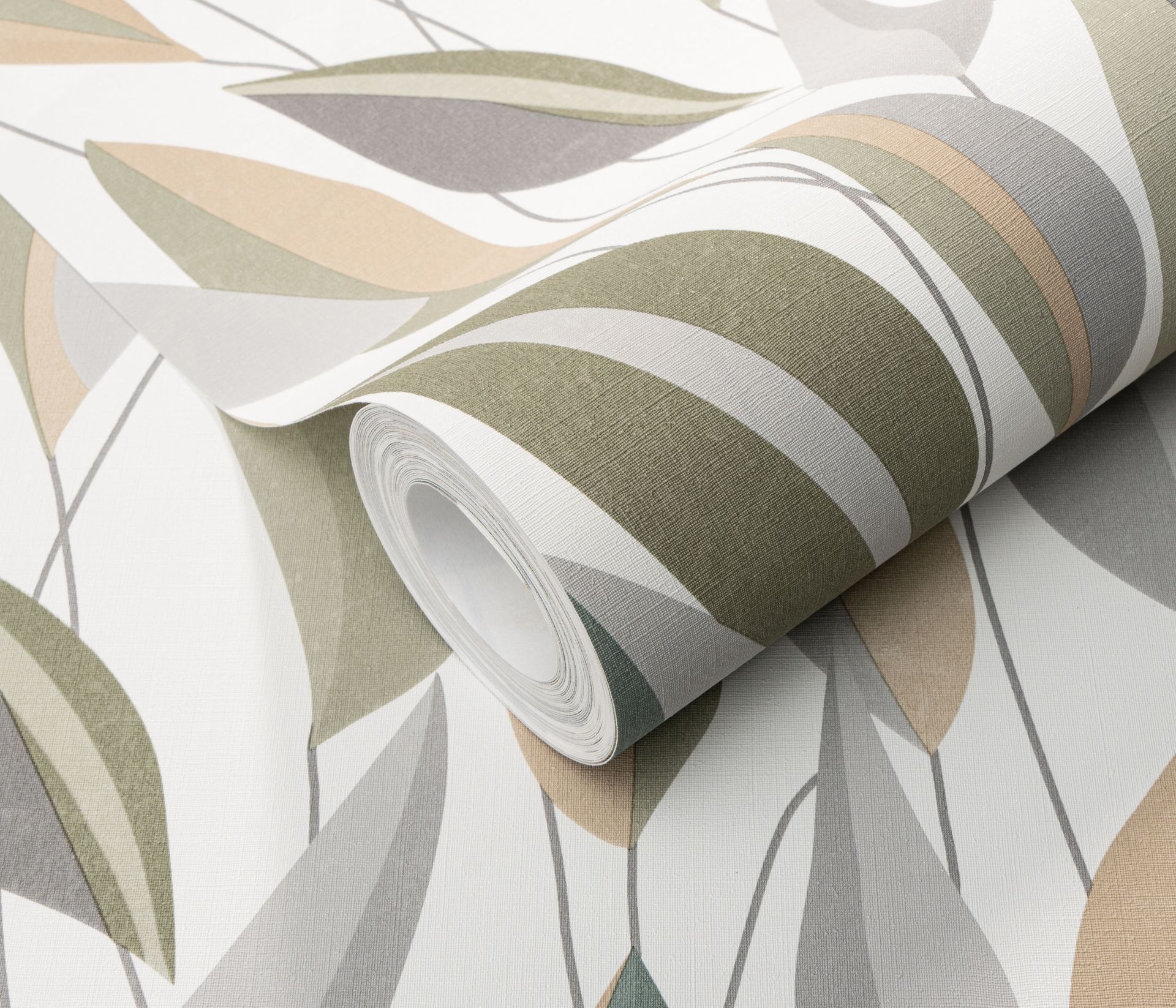 Mustertapete Blättermotiv beige Erismann 1043107