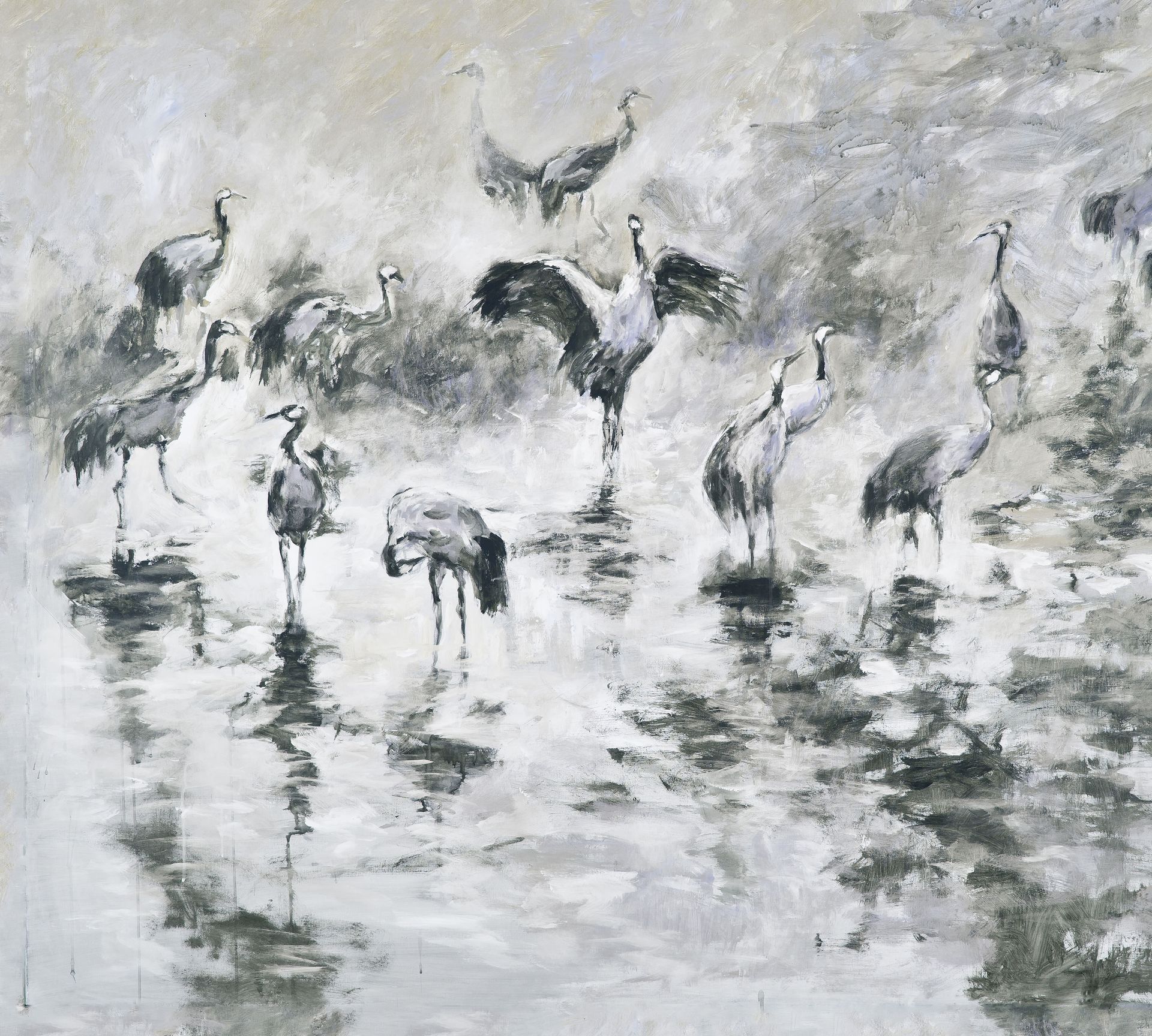 Vliestapete Aquarelloptik grau Erismann 222925 Vliestapete Aquarelloptik grau Erismann 222925