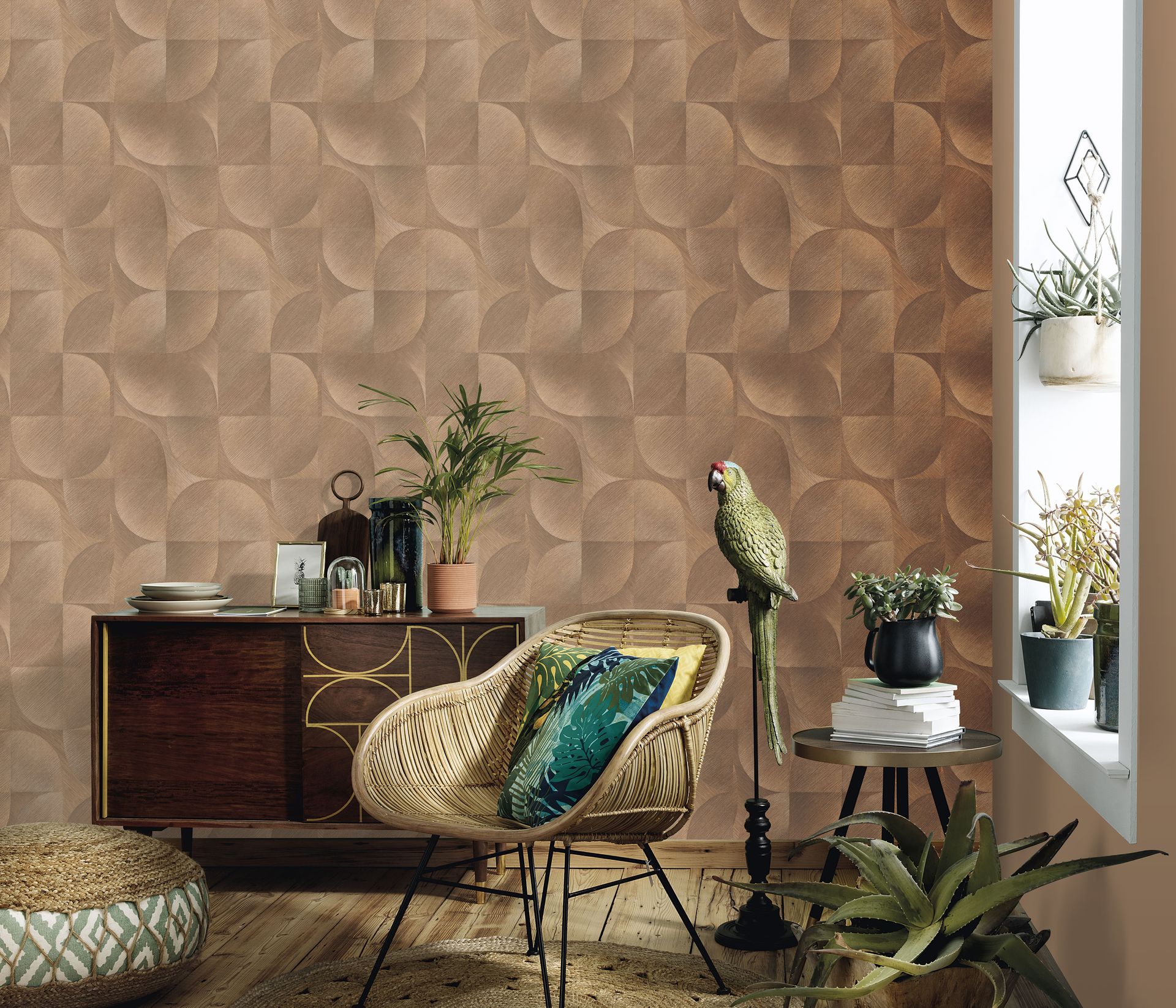 Vliestapete Geometriemuster beige Erismann 1039211 Vliestapete Geometriemuster beige Erismann 1039211