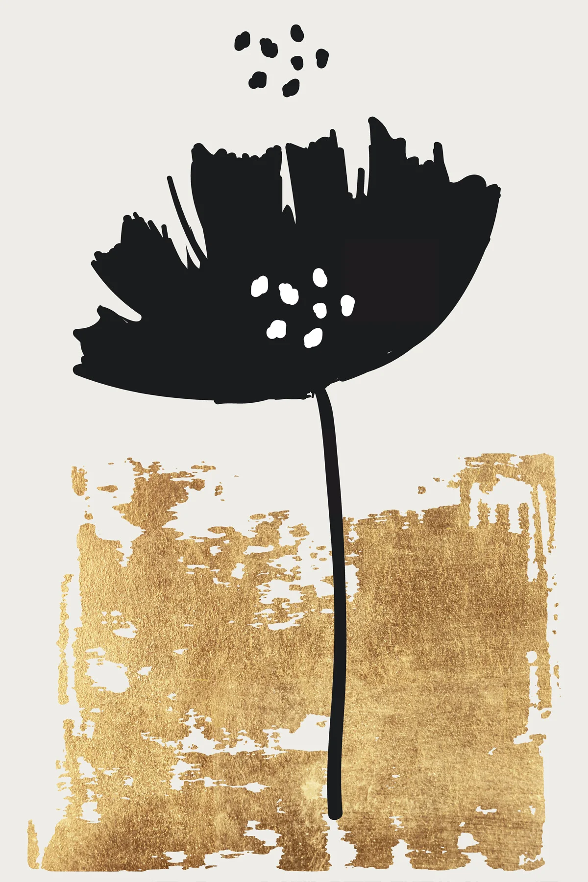Leinwände Black Poppy