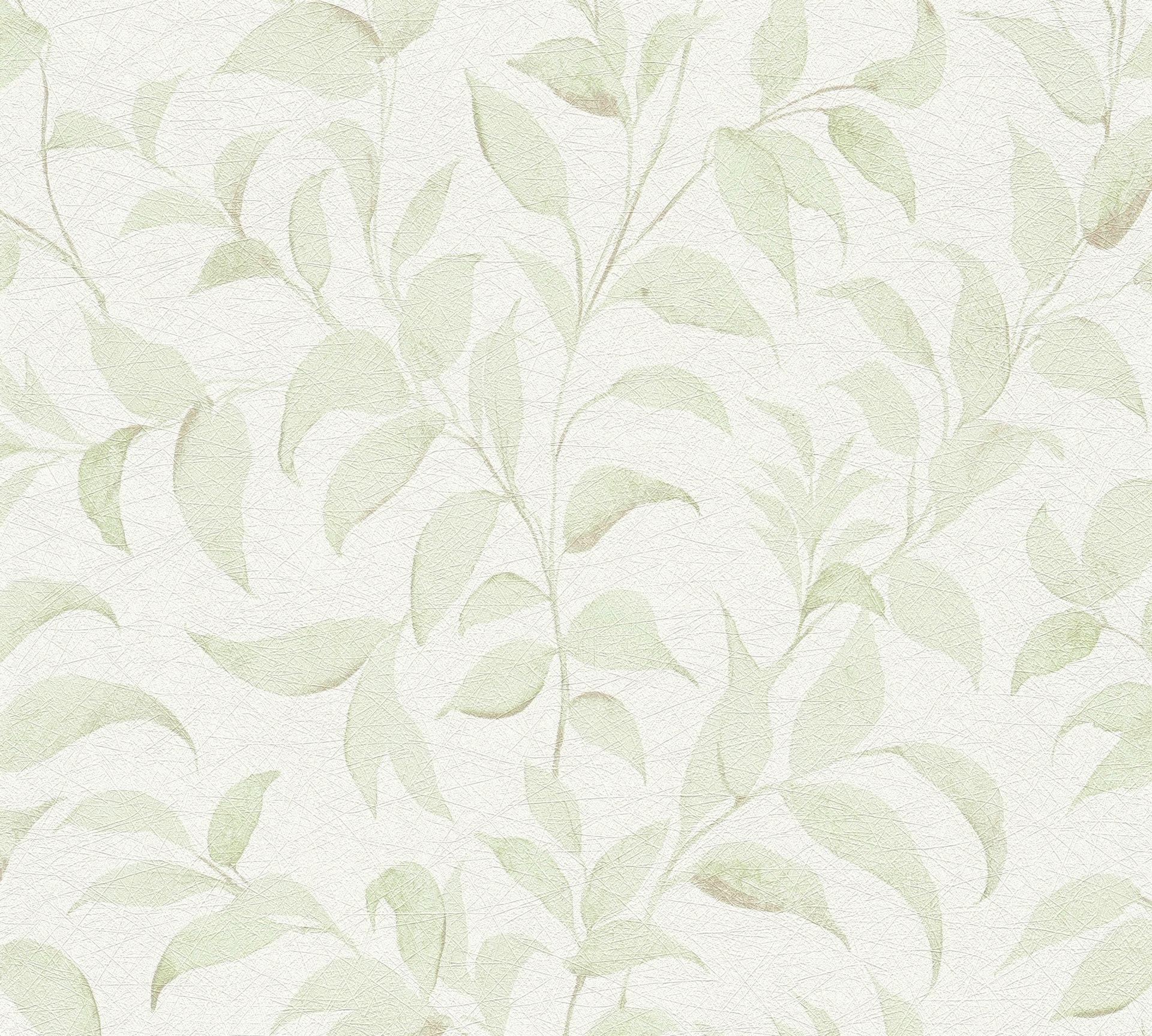 A.S. Création Premium Wall 2, Blättertapete, weiß, grün 389624