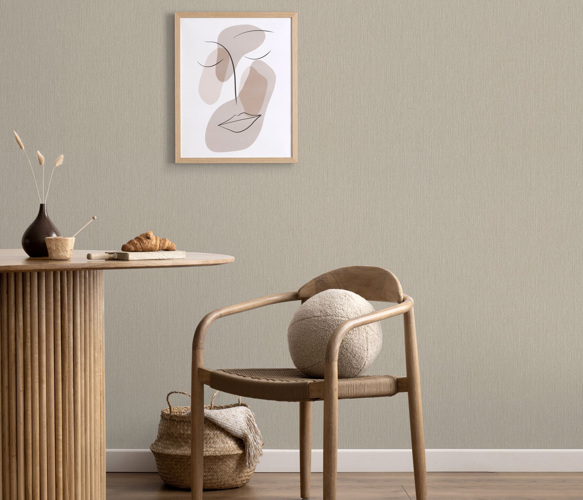 Vliestapete Textiloptik beige Erismann Fashion for Walls 5
