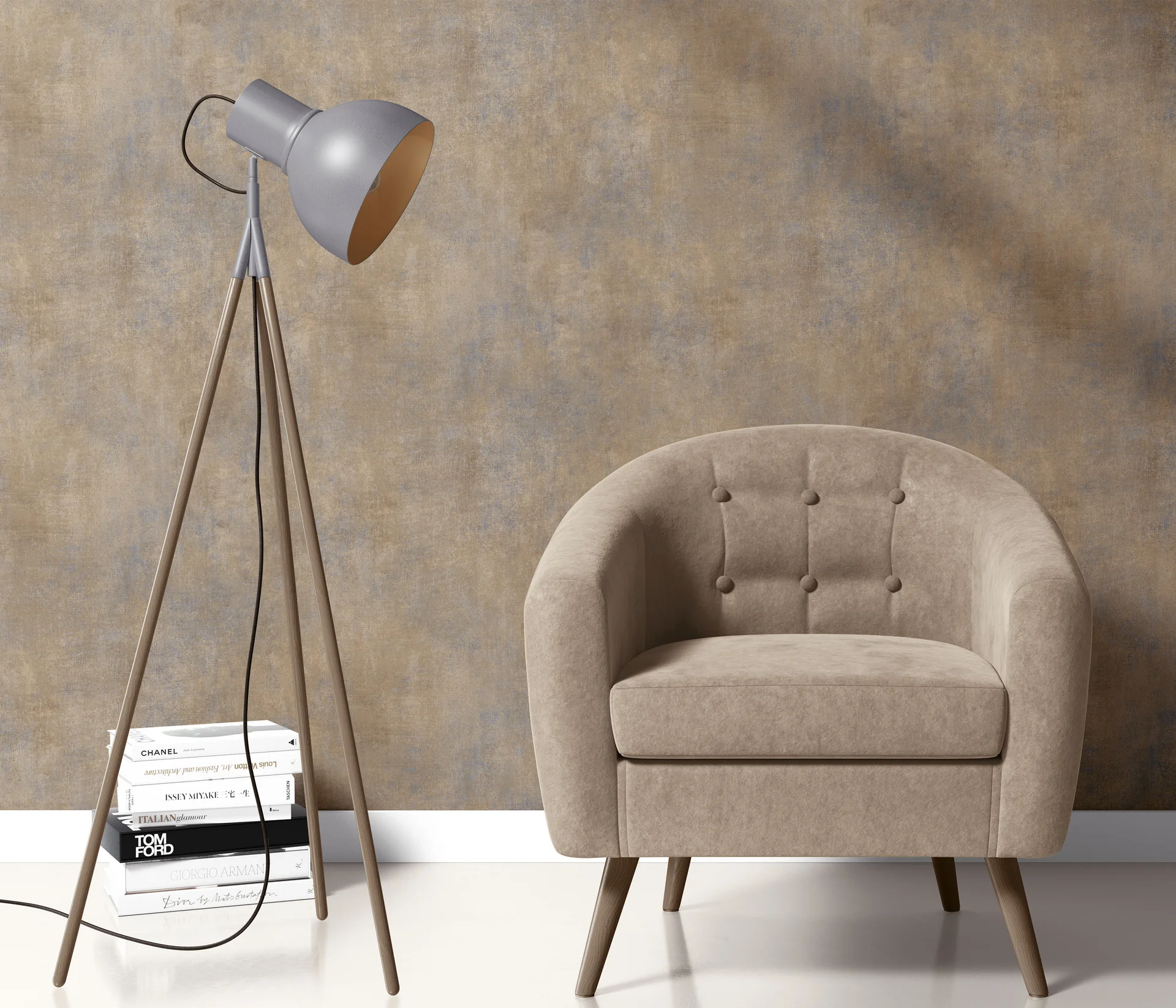Mustertapete Betonoptik beige Erismann 1043820