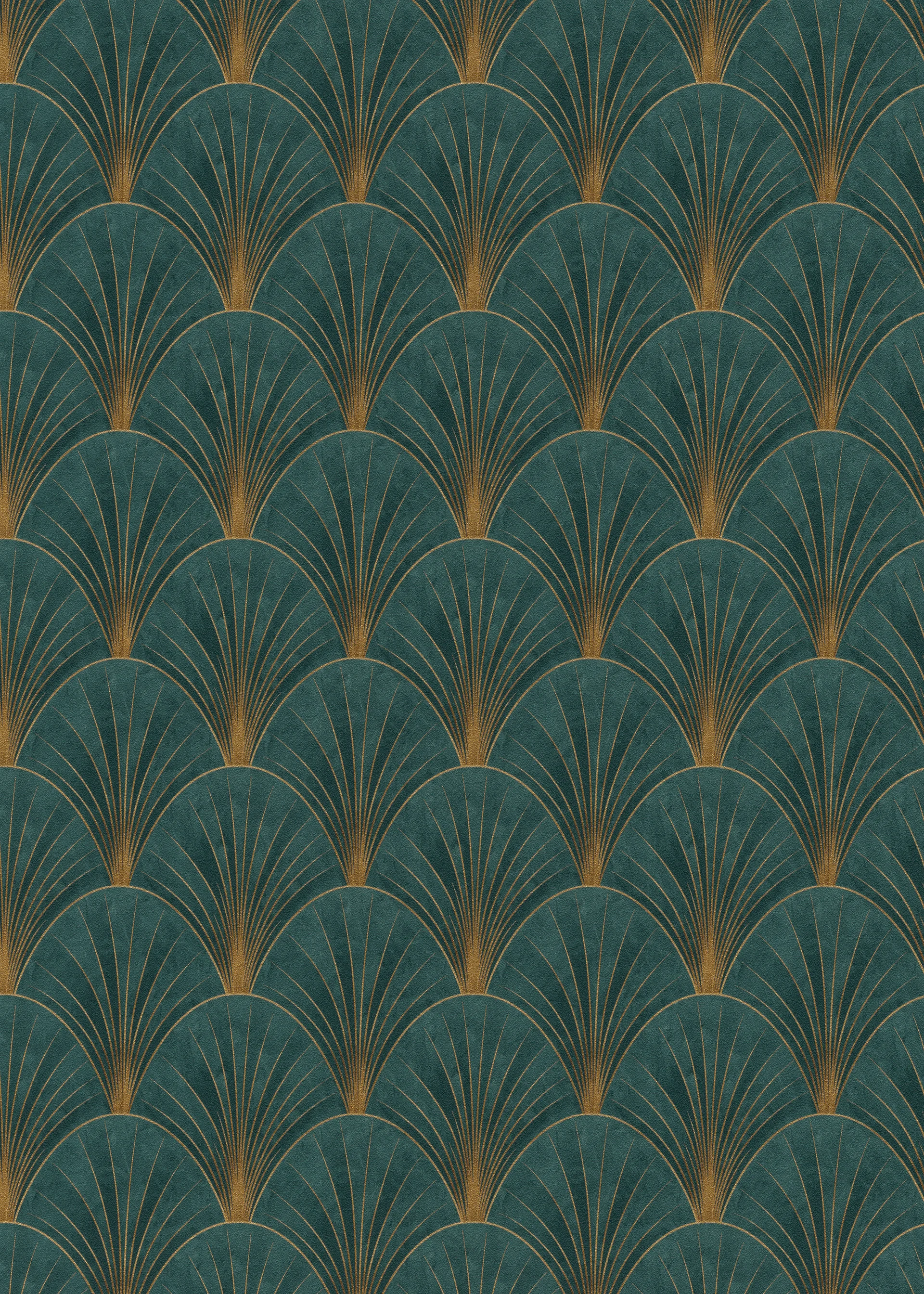 Art-Déco Vliestapete petrol Erismann 1045119