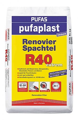 Pufas pufaplast R 40 Renovier-Spachtel 25 kg