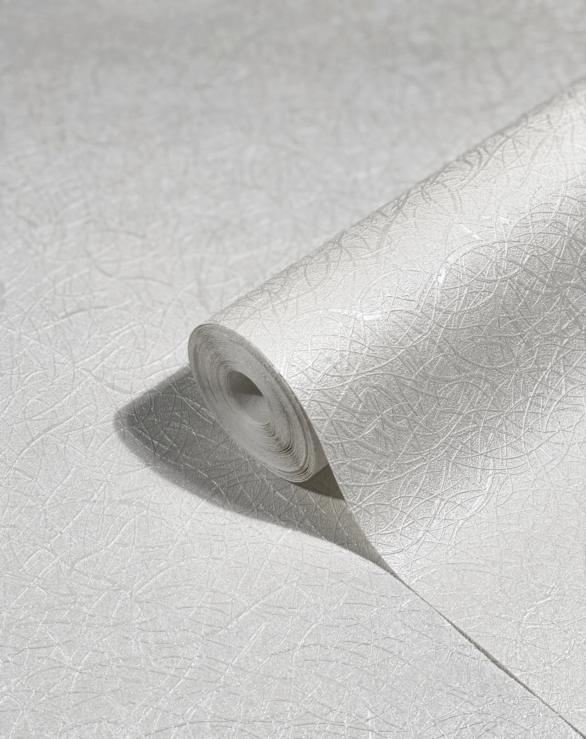 Novamur Ivy, Uni strukturiert, grau silber 82282 Dekorbild
