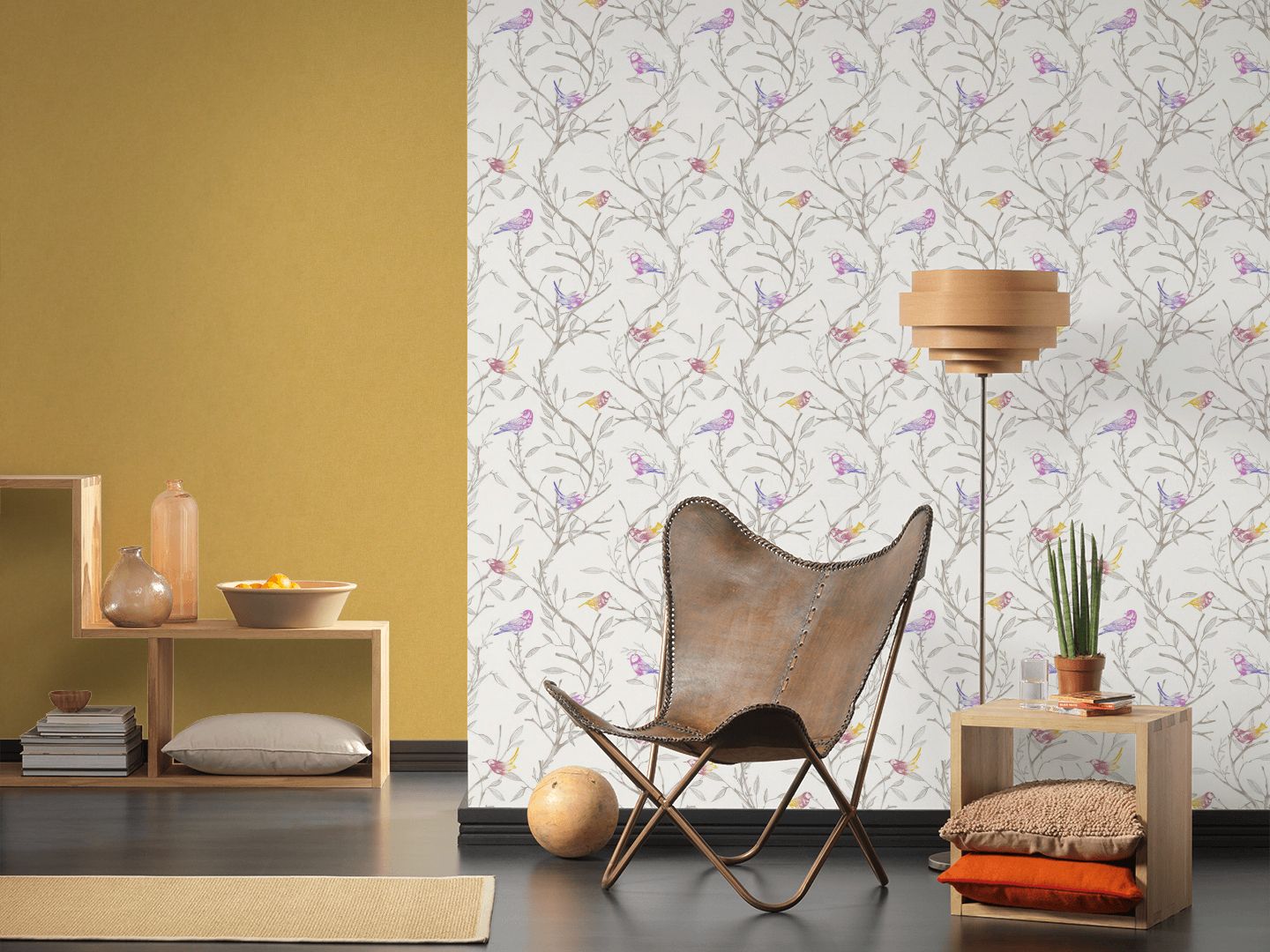 Raumbild 5 Livingwalls Colibri 366232 Weiß Floral