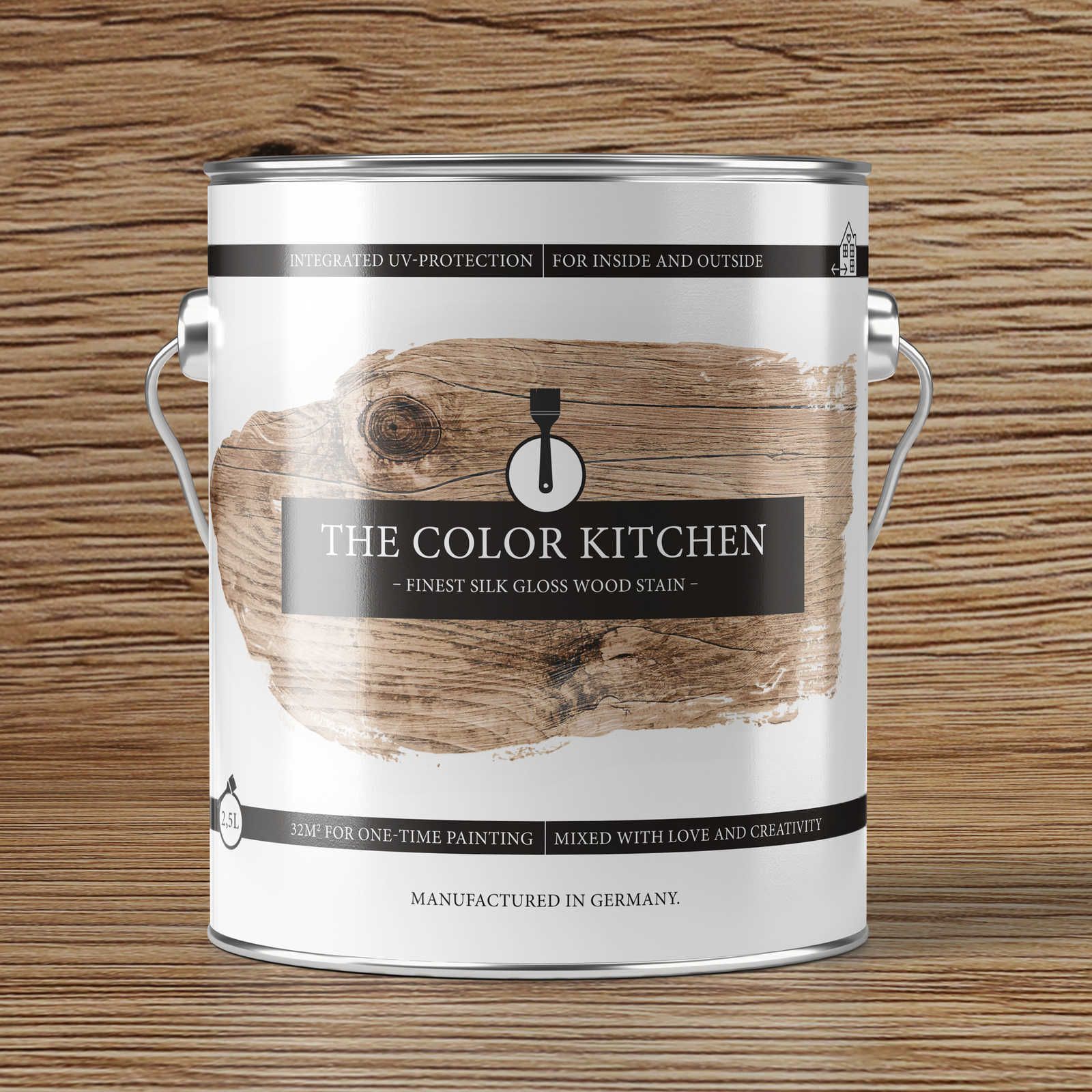 Holzlasur Eiche seidenglänzend - 2,5 l - The Color Kitchen