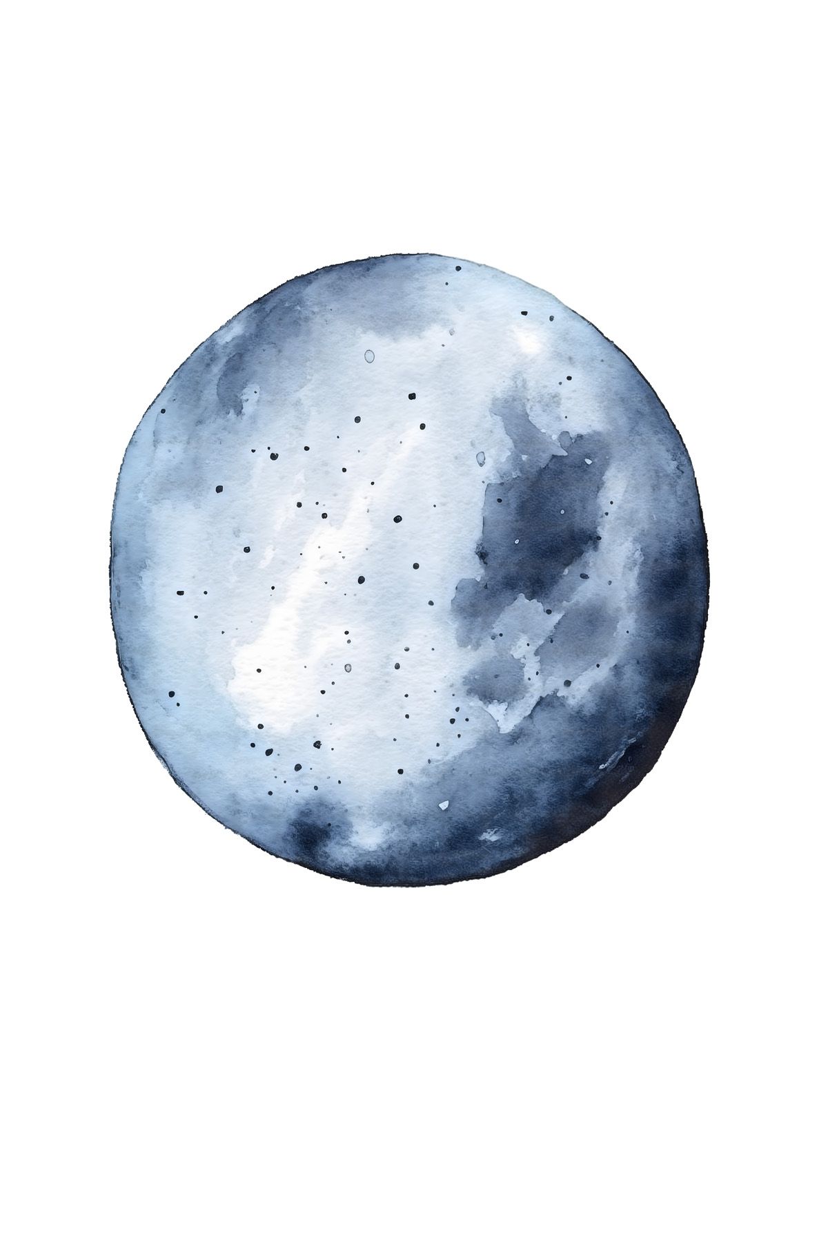 Leinwand Blue Moon 50 x 75 cm