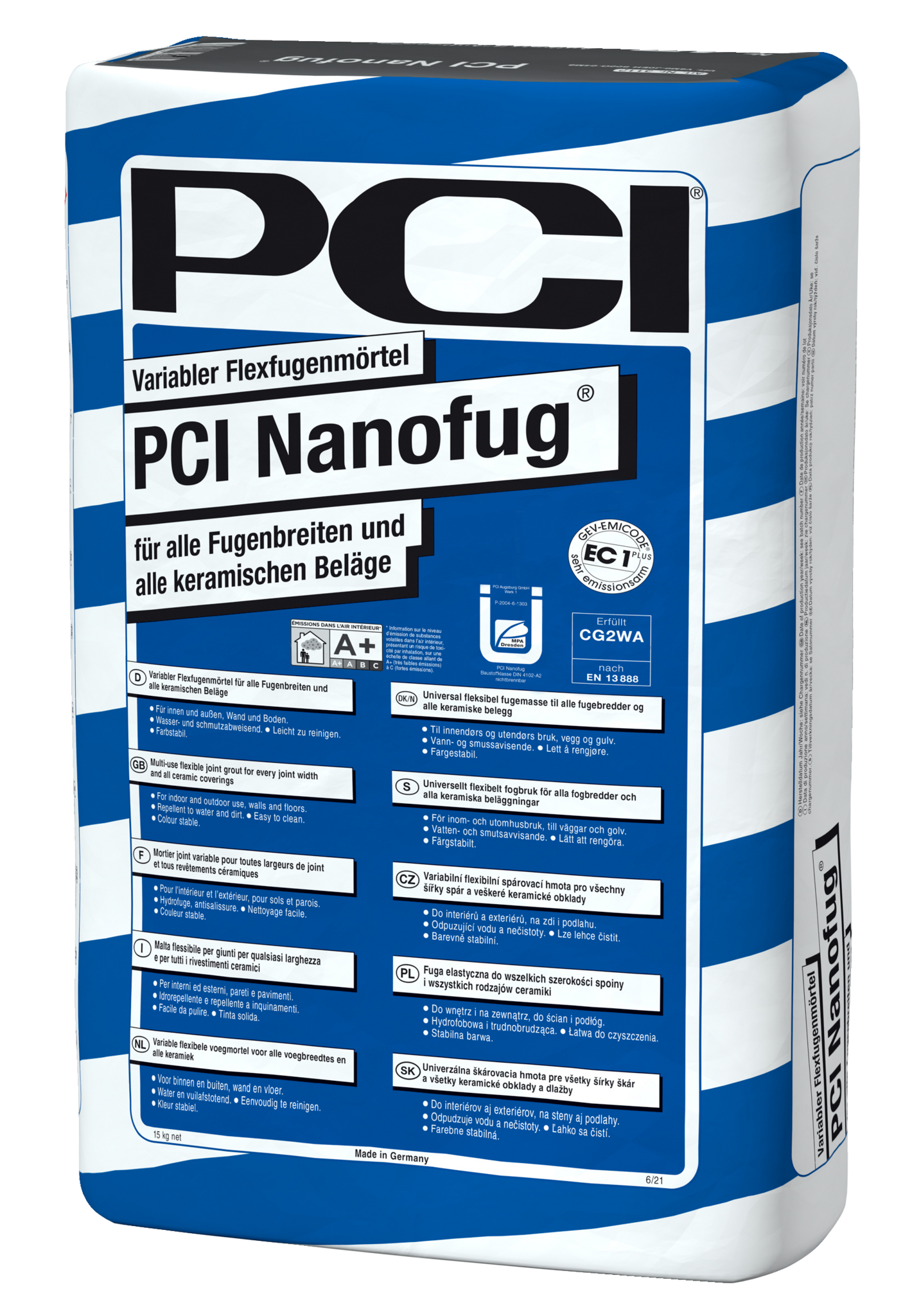 PCI Nanofug® Nr. 20 weiß 15 kg