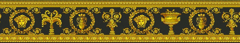 Versace wallpaper Versace 3, Design Tapete, gold, gelb 343051 Dekorbild