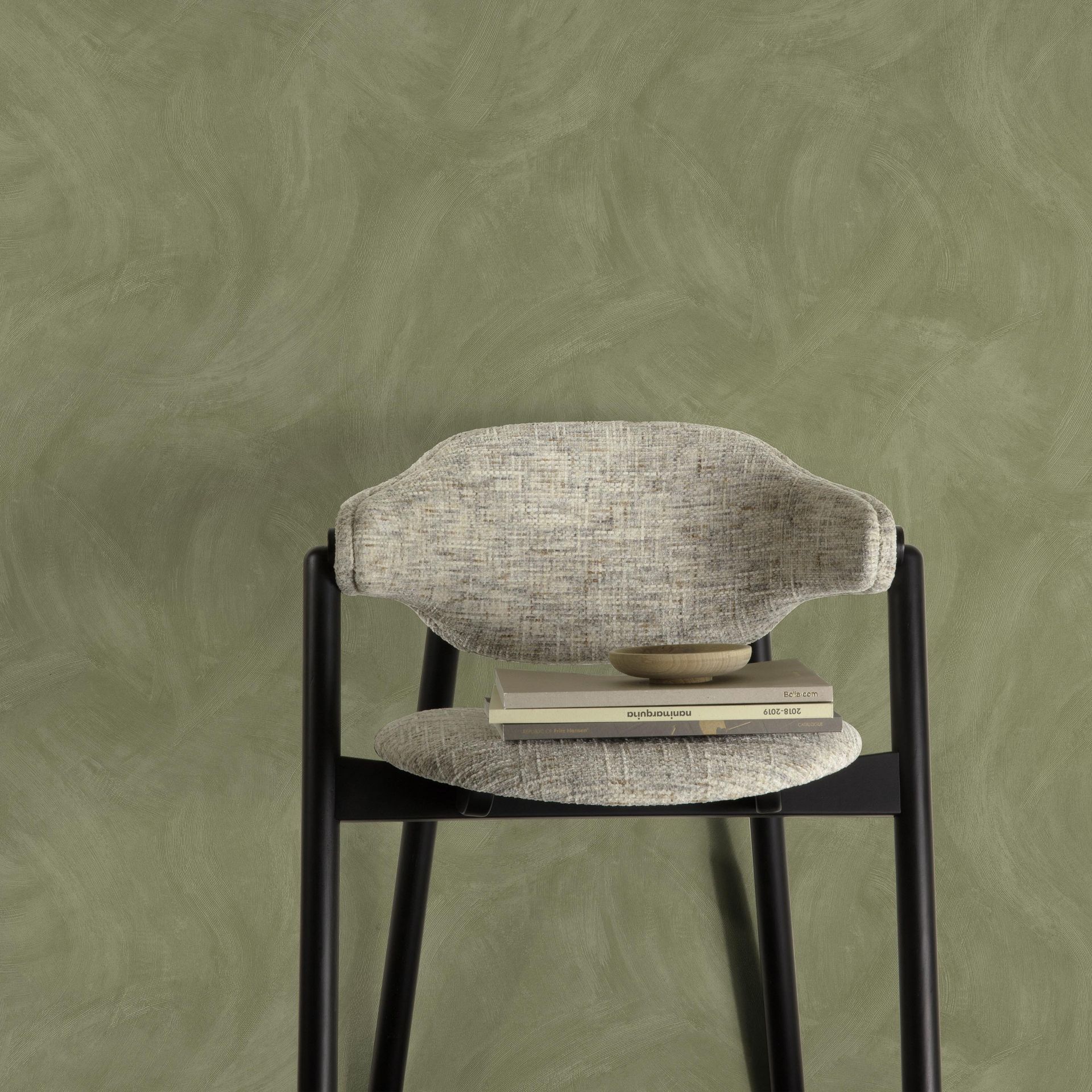 Vliestapete Struktur Olivgrün Grandeco Textured Vibes A78709