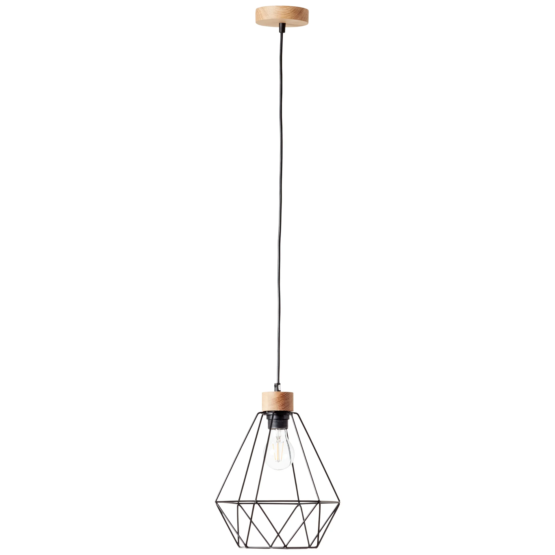 Pendelleuchte aus Holz - Fine - Braun