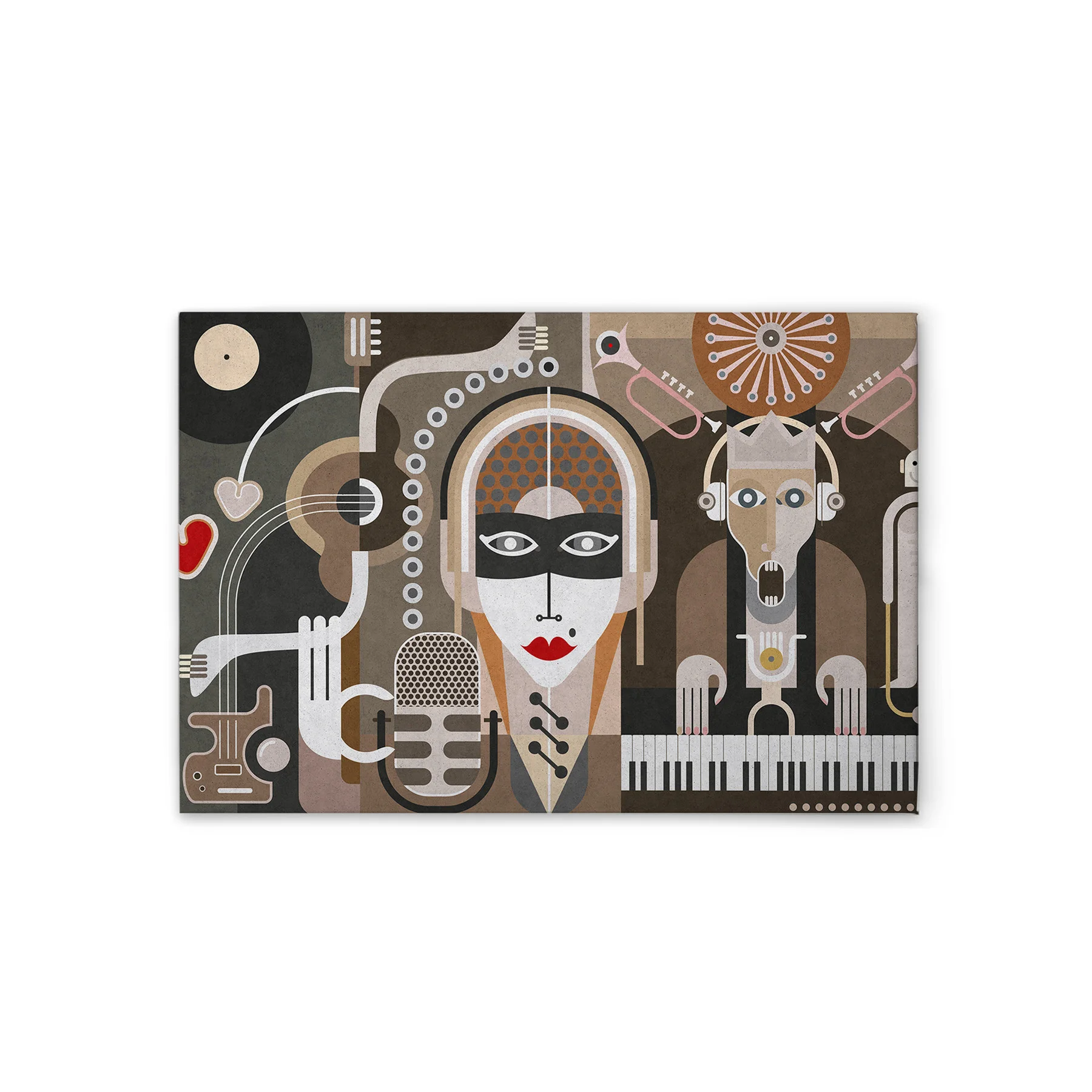 Leinwand Wall of Sound III 90 x 60 cm
