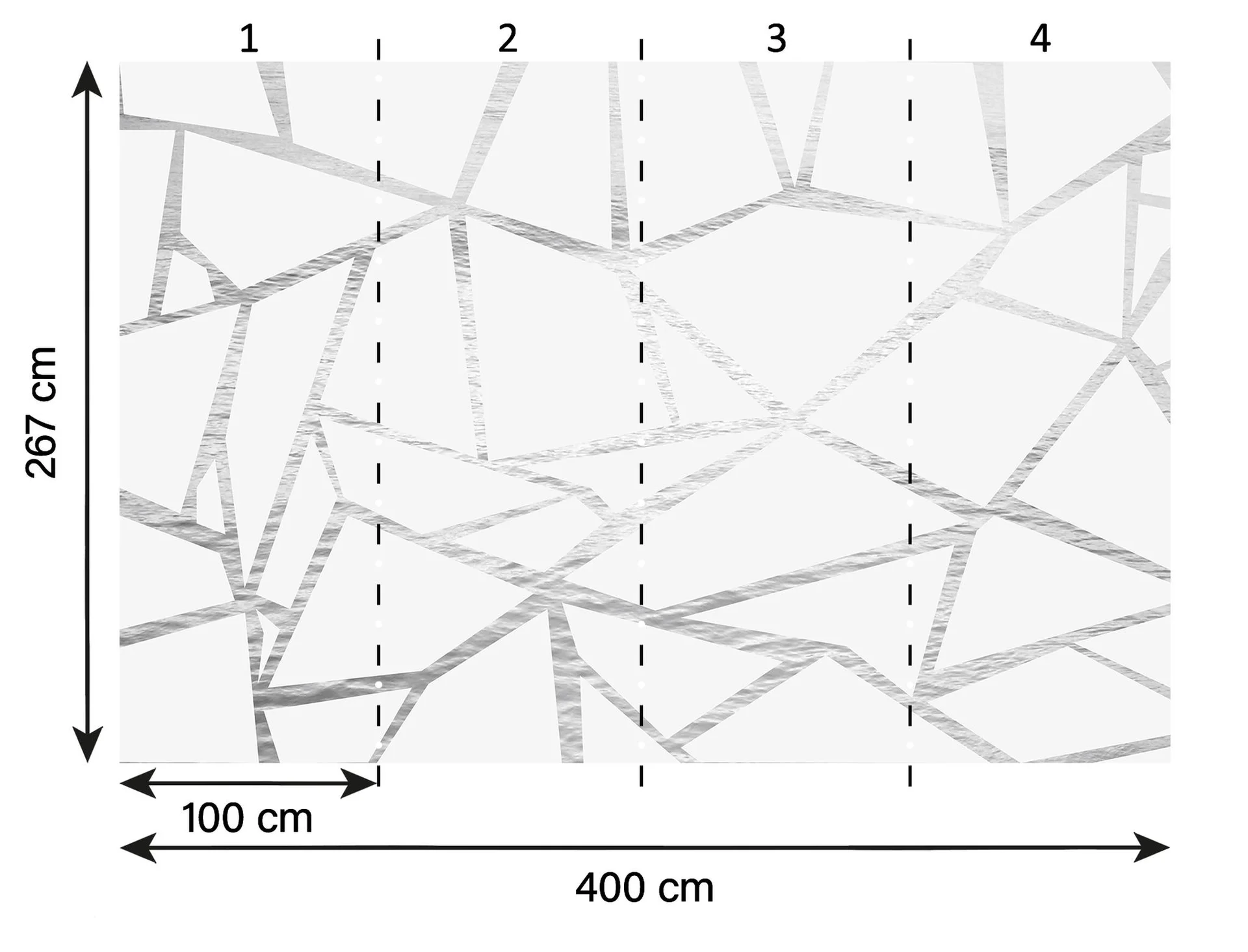 A.S. Création XXL 5 Fototapete, Geometrisch, 4m x 2,67m DD115495 A.S. Création XXL 5 Fototapete, Geometrisch, 4m x 2,67m DD115495