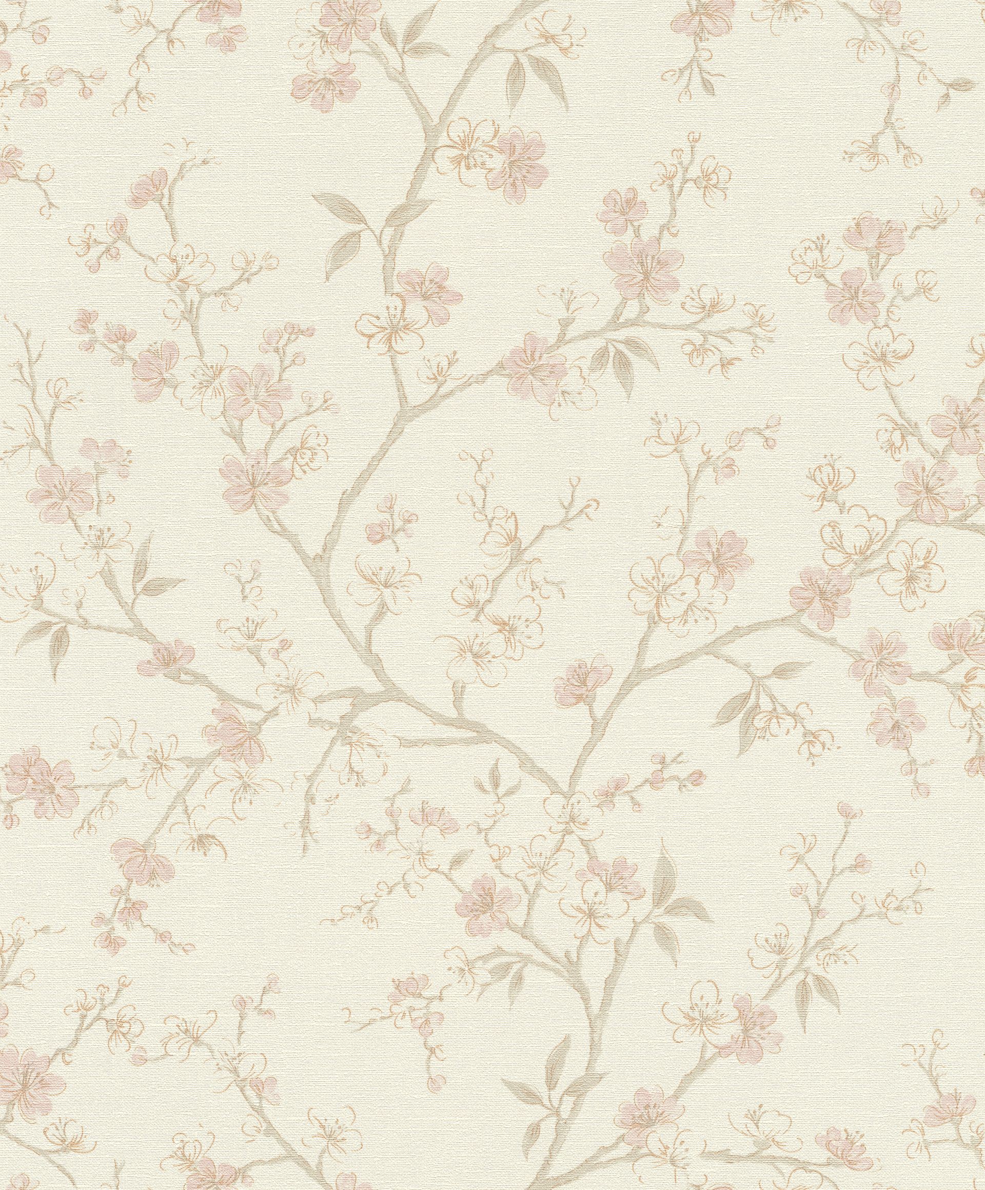 Vliestapete 456745 Rosa-Puderrosa Muster & Motive 10,05 m x 0,53 m Dekorbild