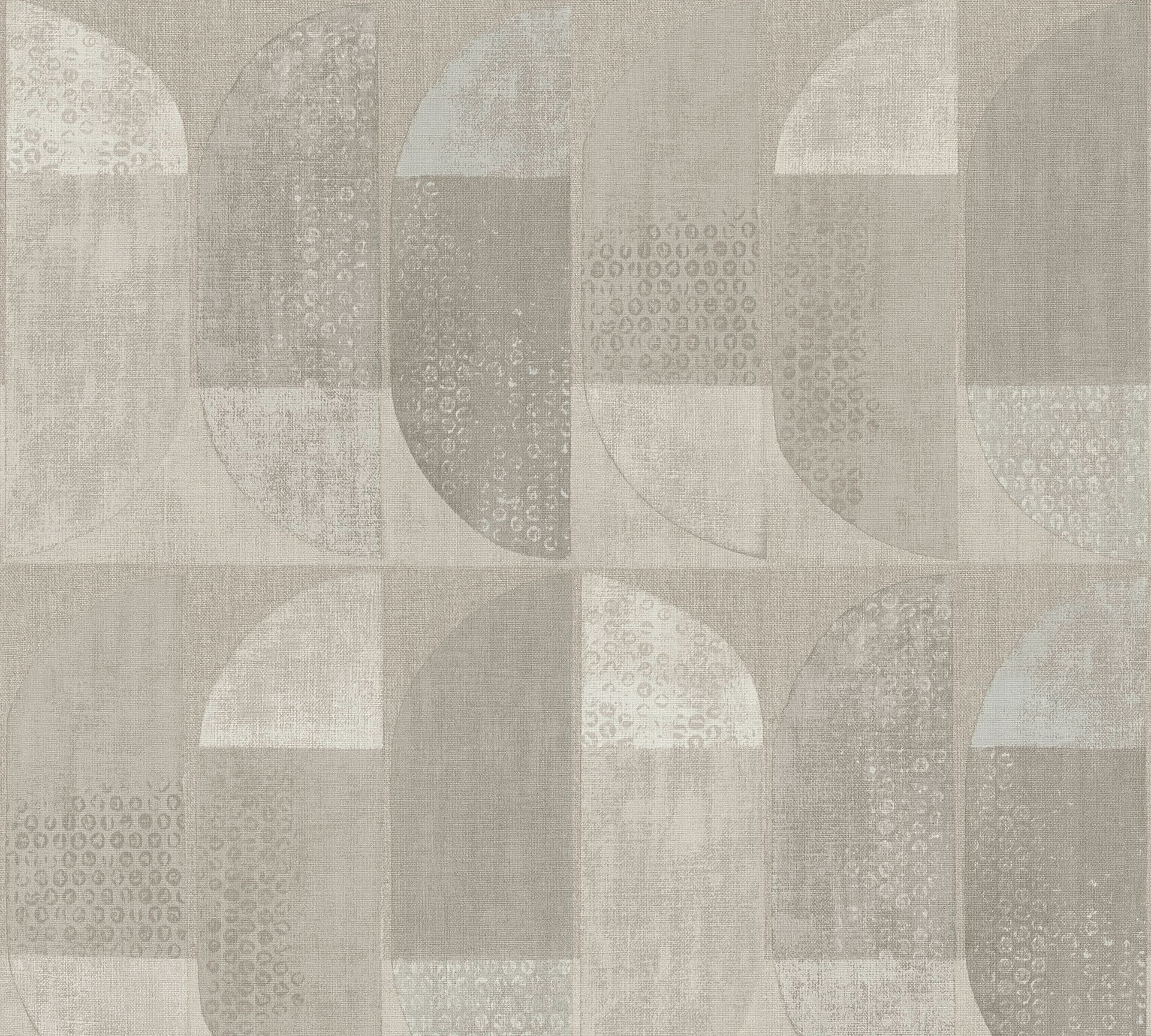 A.S. Création Geo Nordic, Geometrische Tapete, beige, creme 375314 Dekorbild