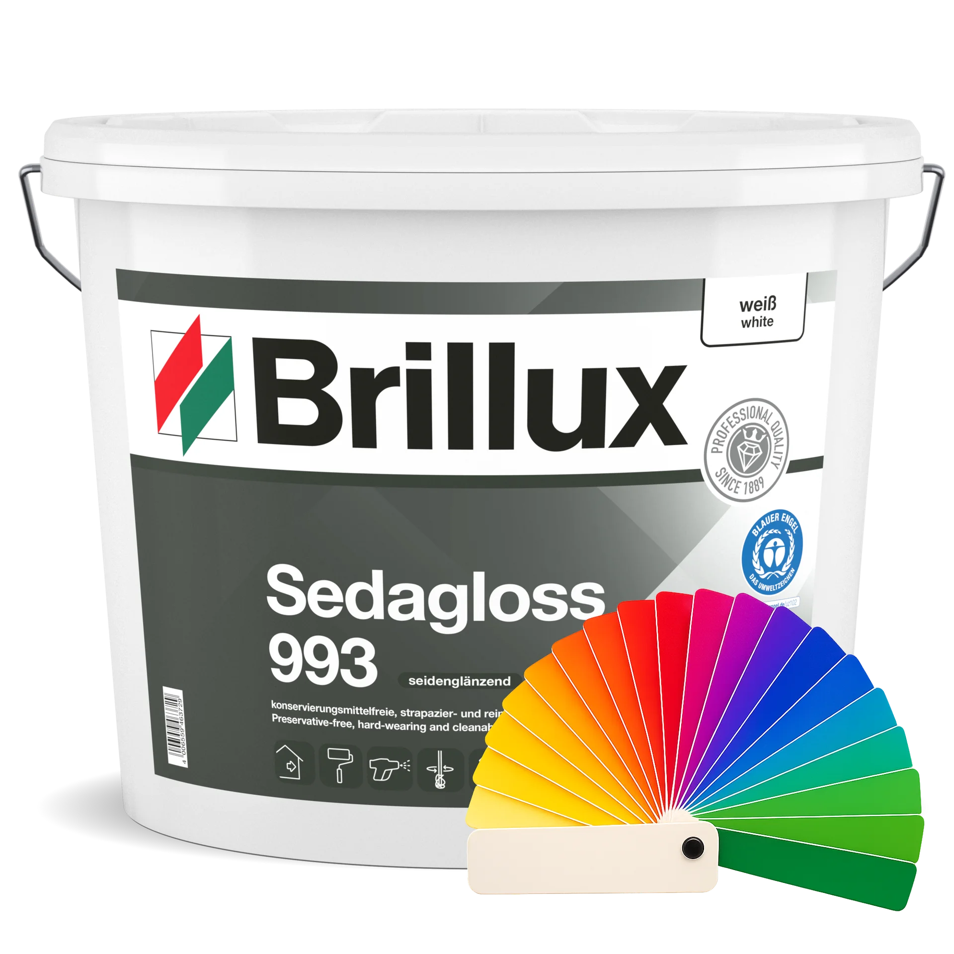 Brillux Sedagloss 993 Wunschfarbton 15 Liter