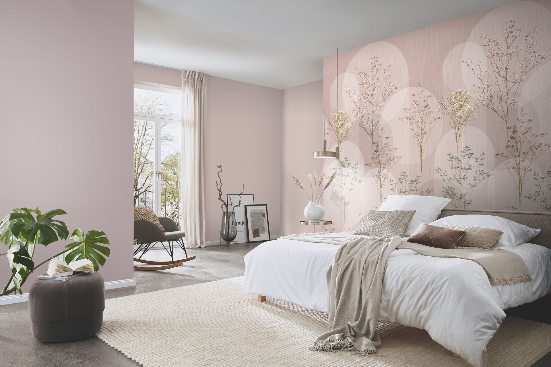 Vliestapete Botanisch Rosa Leinenoptik Erismann Elle Decoration 3 226810 Vliestapete Botanisch Rosa Leinenoptik Erismann Elle Decoration 3 226810