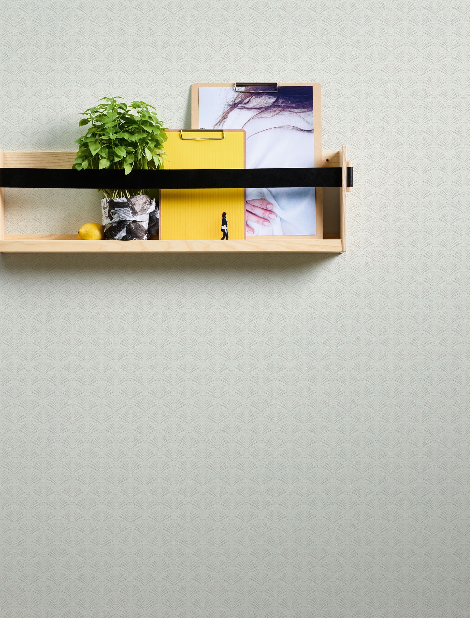 Raumbild 2 A.S. Création Trendwall 2, Art Deco Tapete, weiß, silber 379576