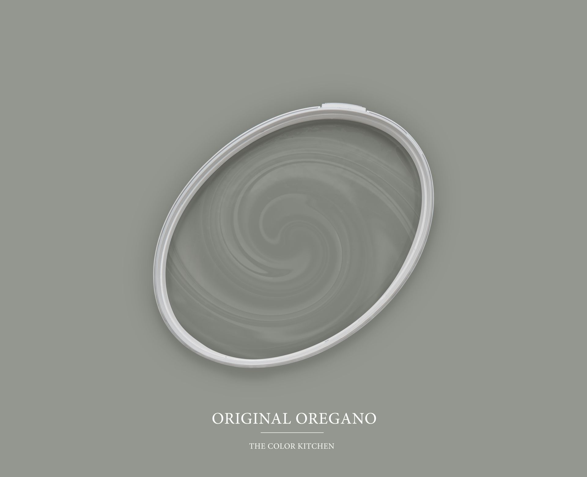 The Color Kitchen Wandfarbe Grau "Original Oregano" TCK4014 2,5 l