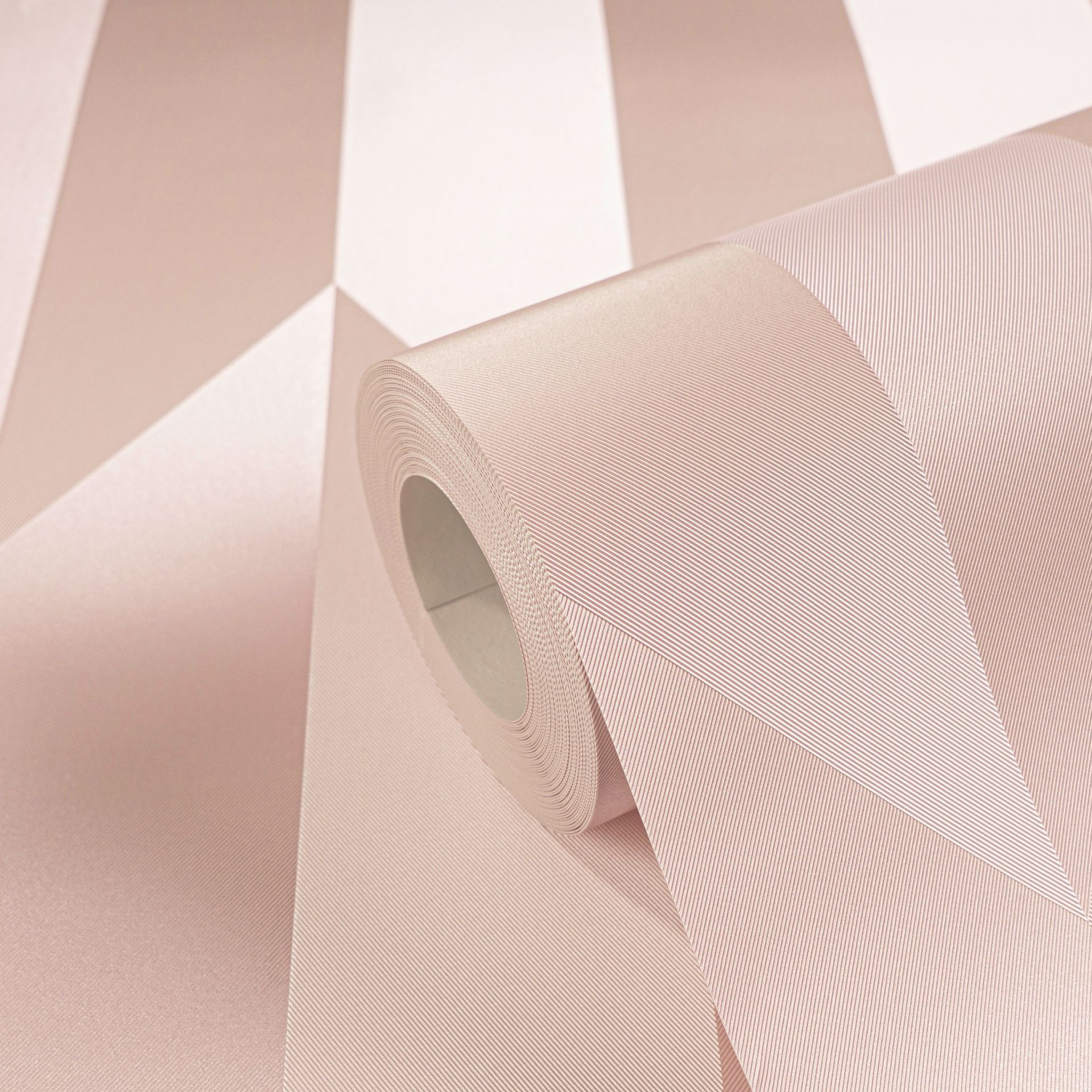 A.S. Création Geometrisch rosa-metallic 790862