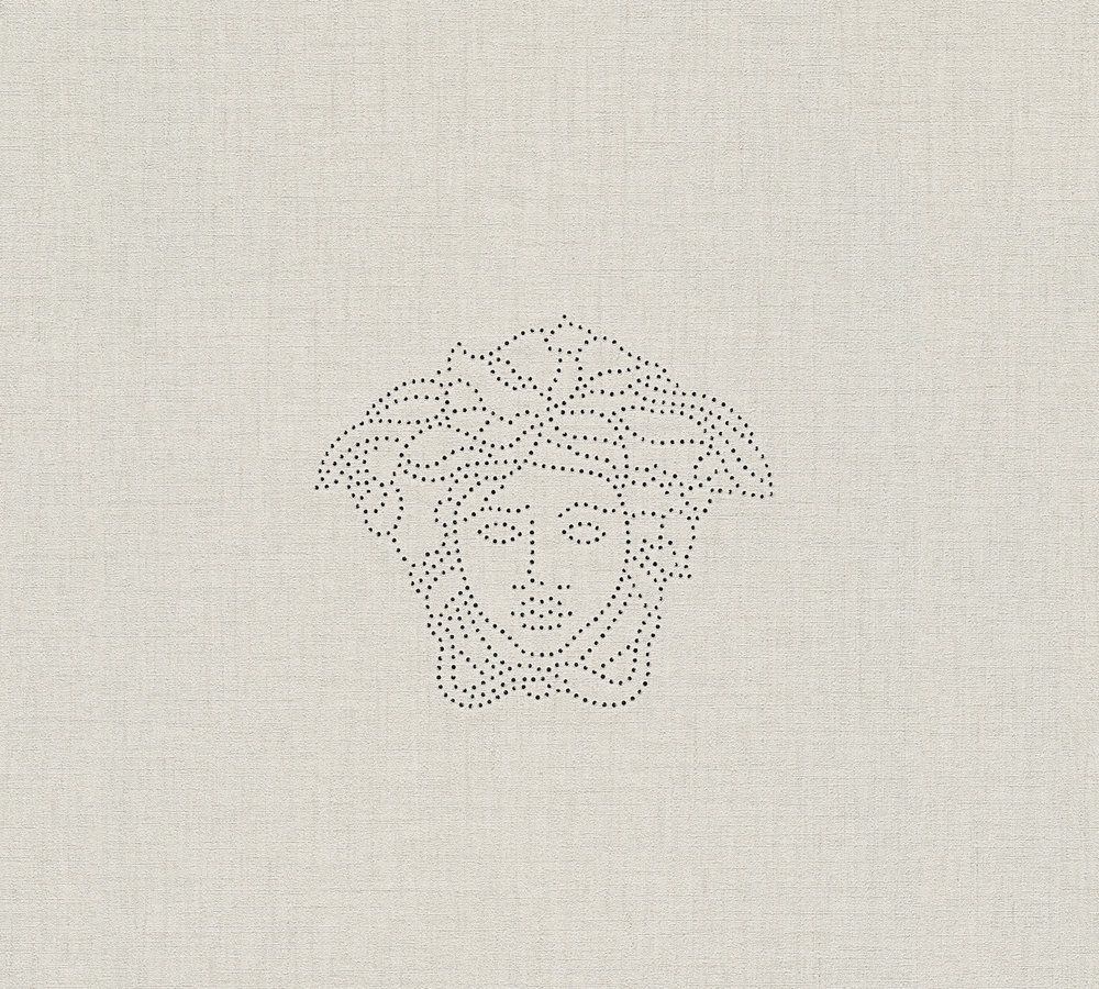 Versace wallpaper Versace 3, Design Tapete, grau, silber 329501