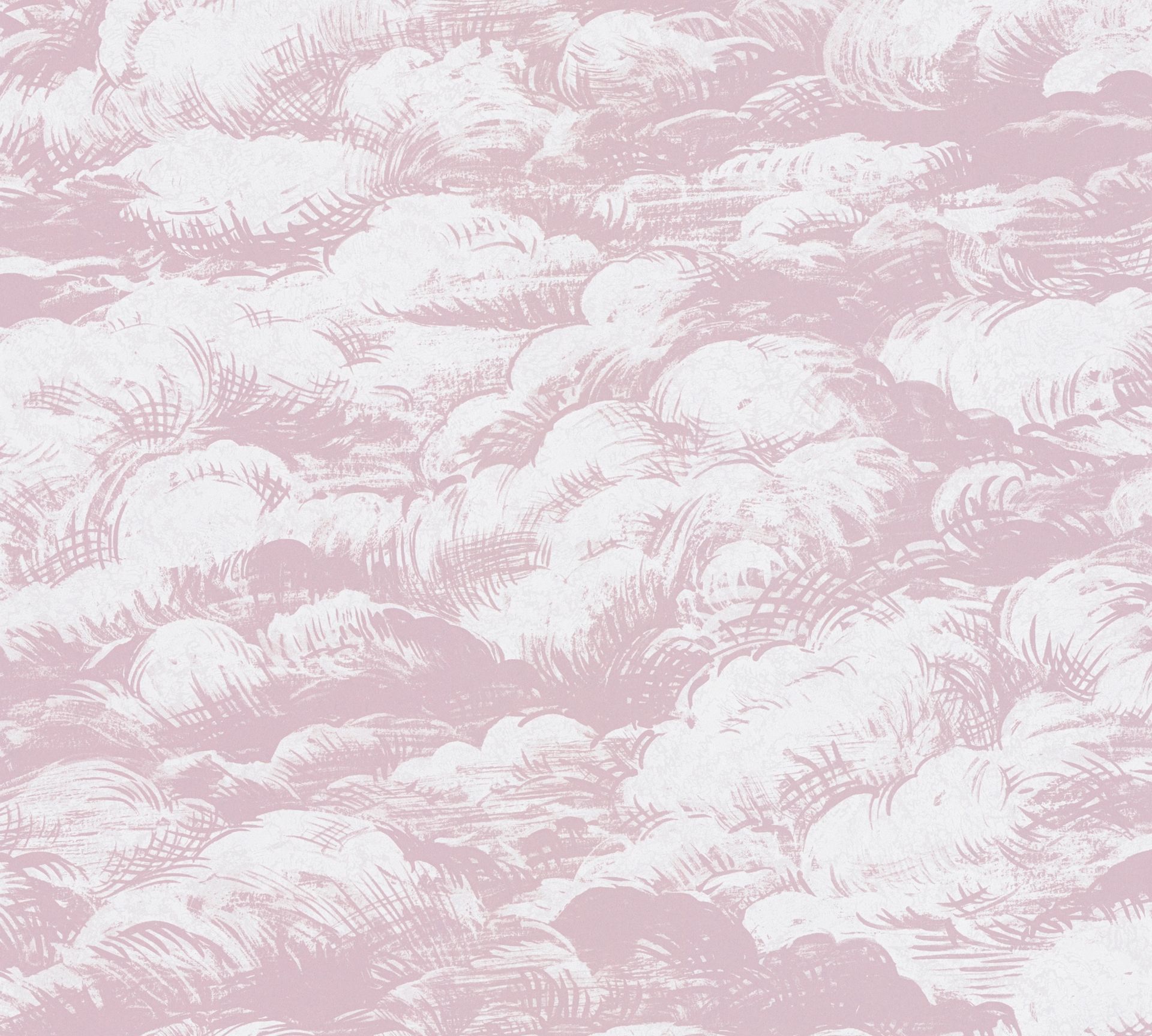 Architects Paper Jungle Chic, Wolkentapete, rosa, weiß 377051