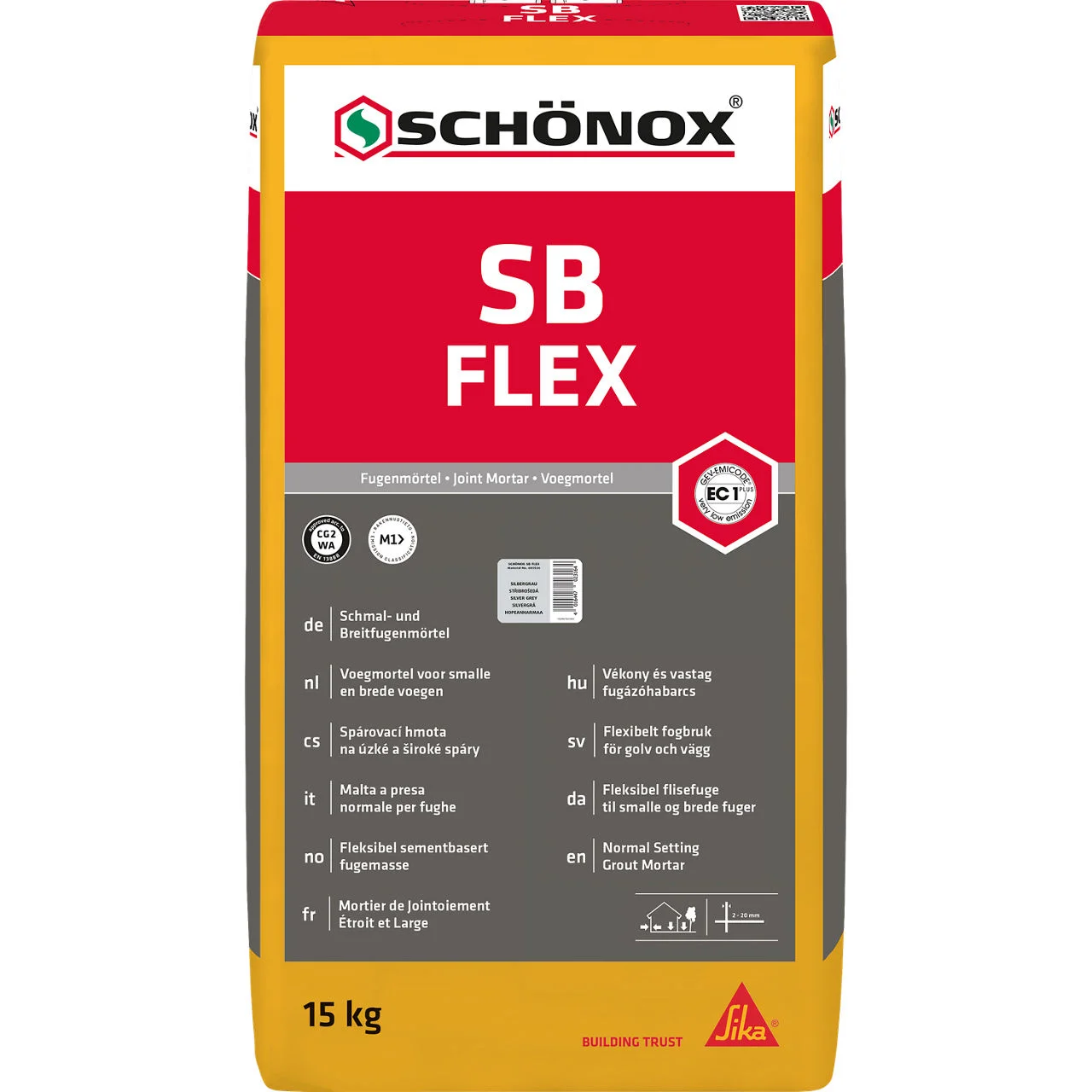 SCHÖNOX® SB FLEX Schmal- und Breitfugenmörtel
