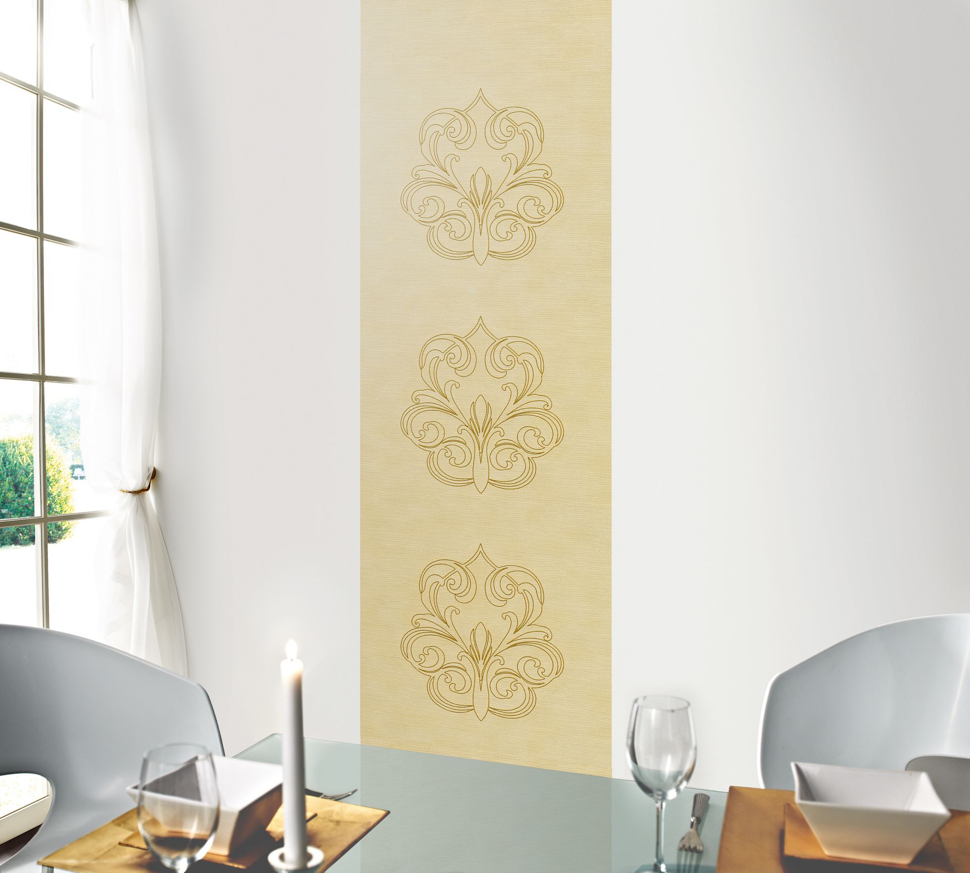 Rollenfoto Architects Paper Nobile, Barock Tapete, gelb, gold 969835