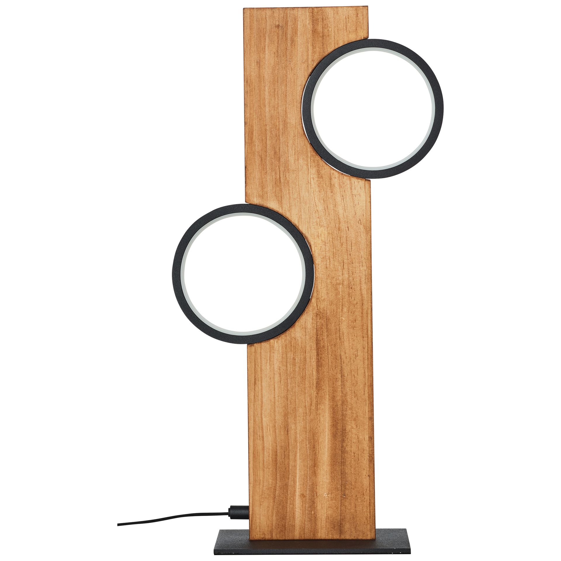 Tischleuchte aus Holz - Elena - Braun Tischleuchte aus Holz - Elena - Braun