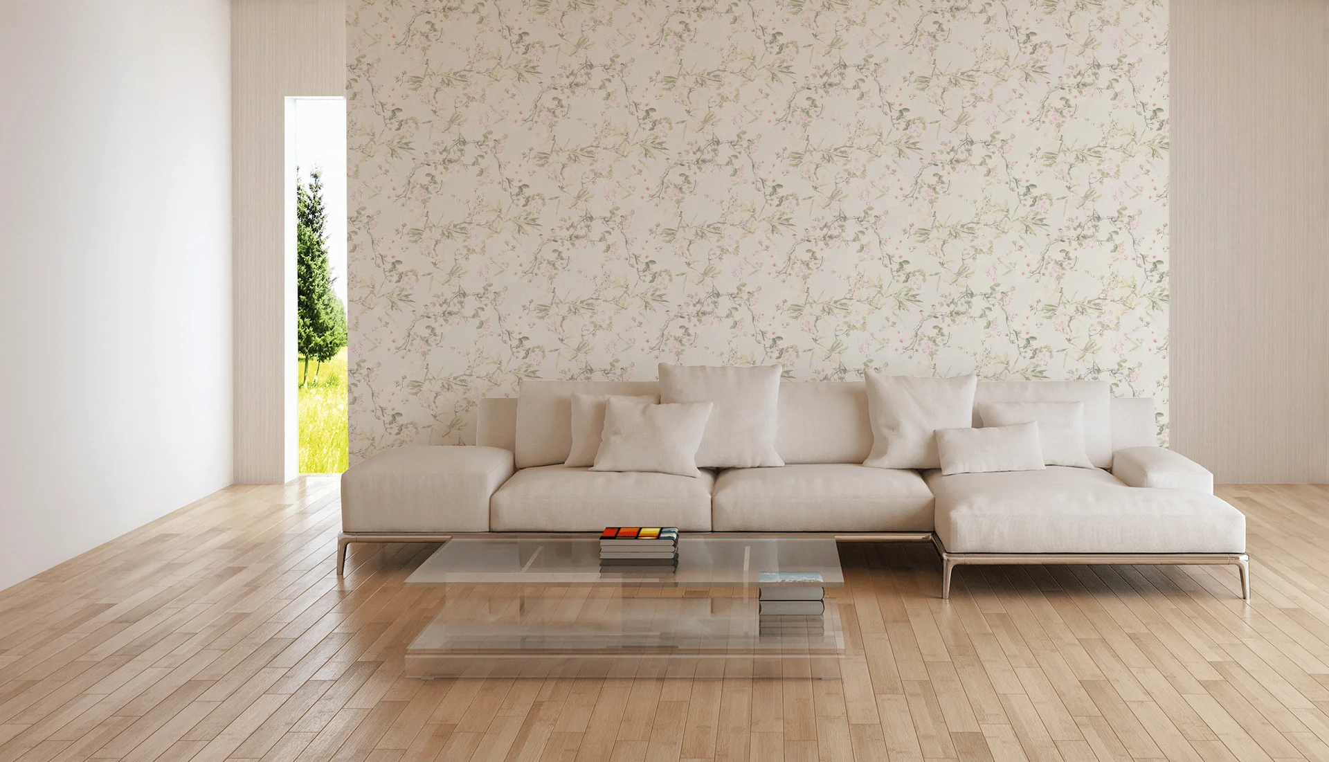 Raumbild 5 Michalsky Living Dream Again 36498-1 Creme Floral