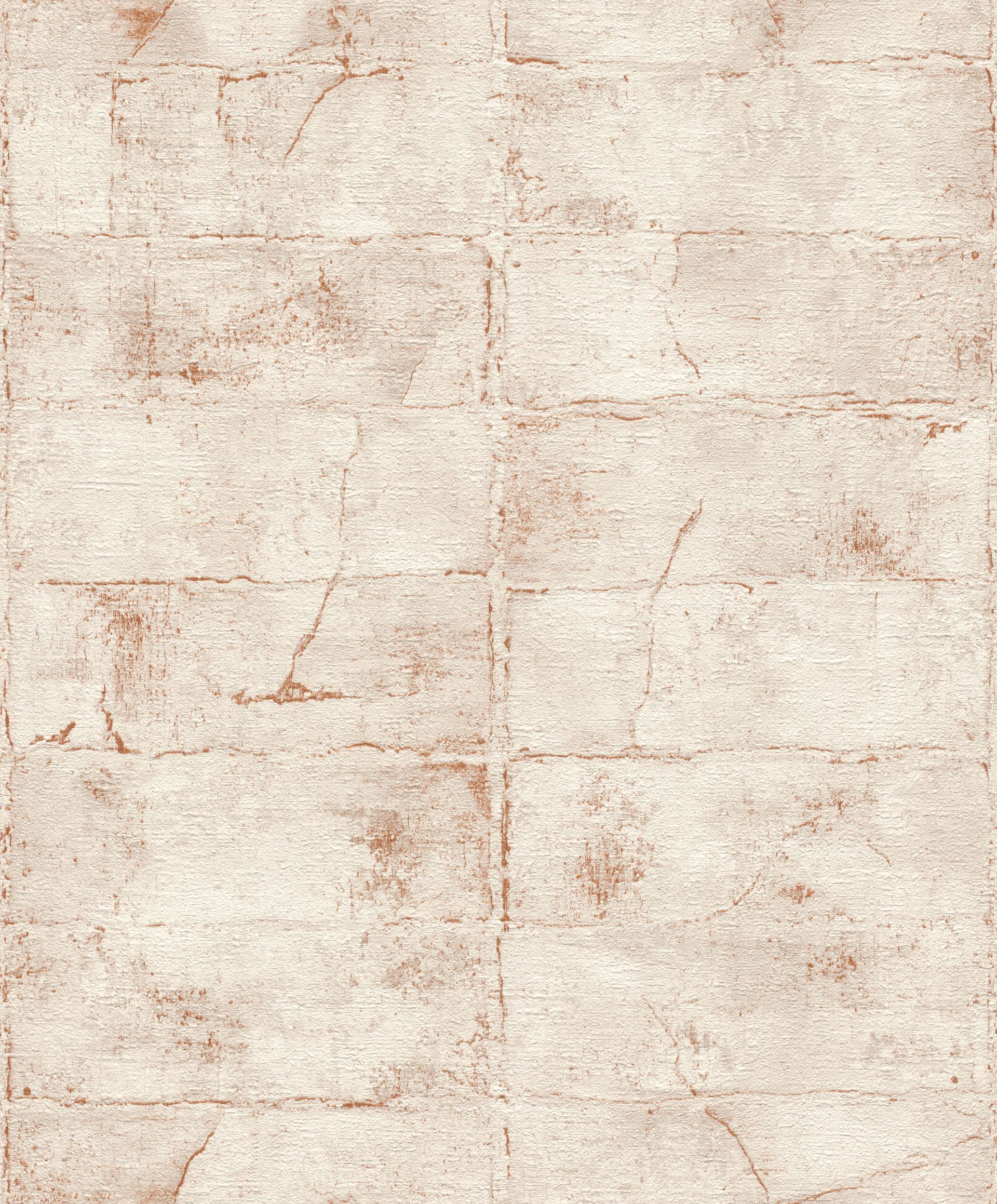 Rasch Concrete, Industrial, weiß rot 520149