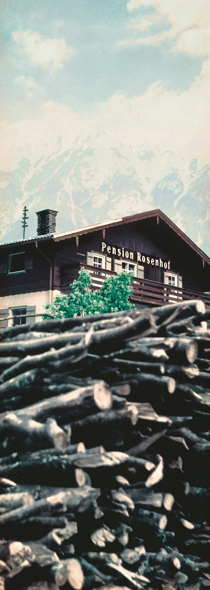 A.S. Création XXL 5 Fototapete, Almhütte, 1m x 2,8m DD115979 Dekorbild