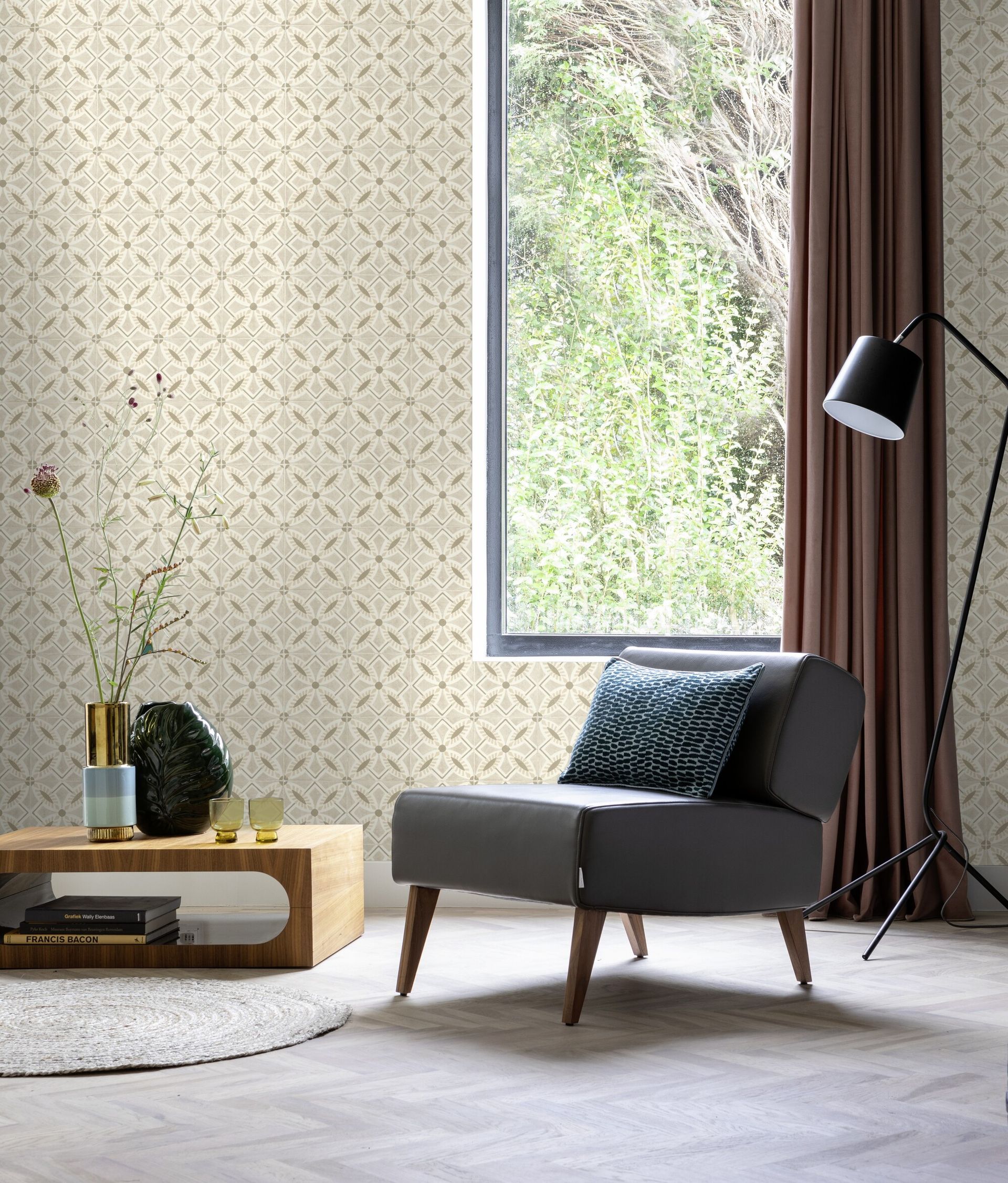 Vliestapete geometrisch beige 410266 Vliestapete geometrisch beige 410266
