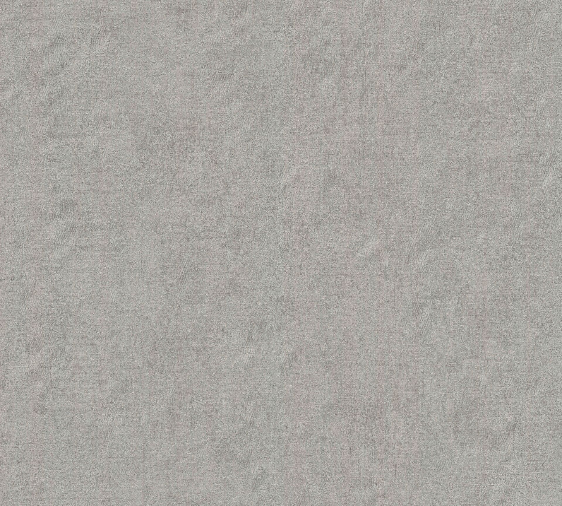 Vliestapete Struktur - Putzoptik, grau, metallic, A.S. Création 790511