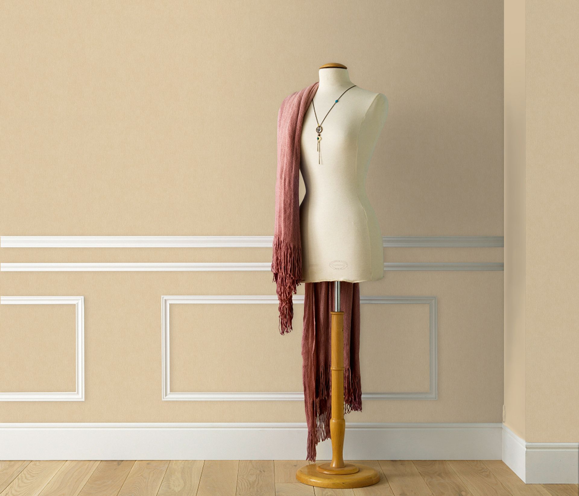 Unistapete Rillenstruktur beige Erismann 1028130