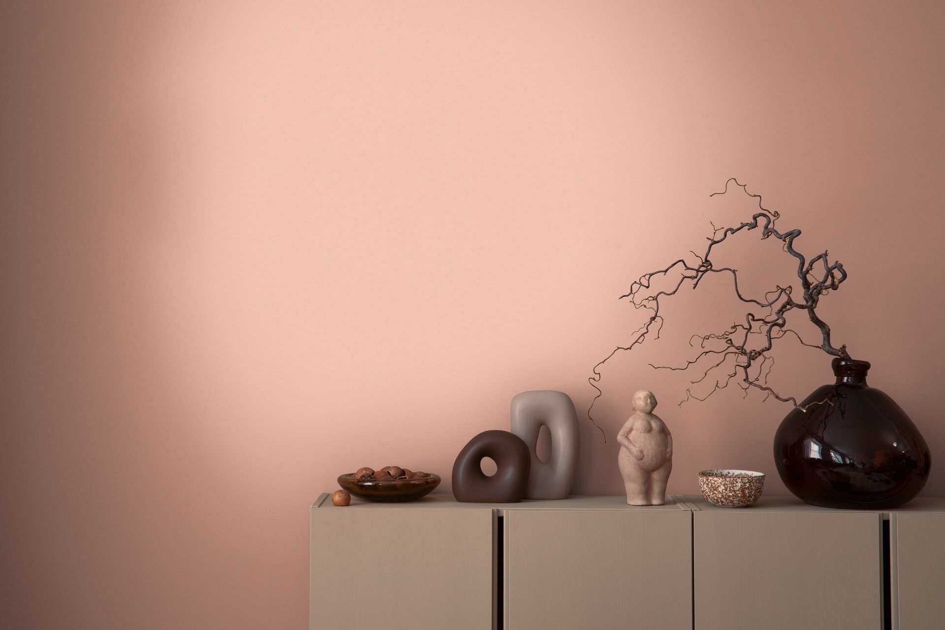 Vliestapete, Unis, rosa 395818