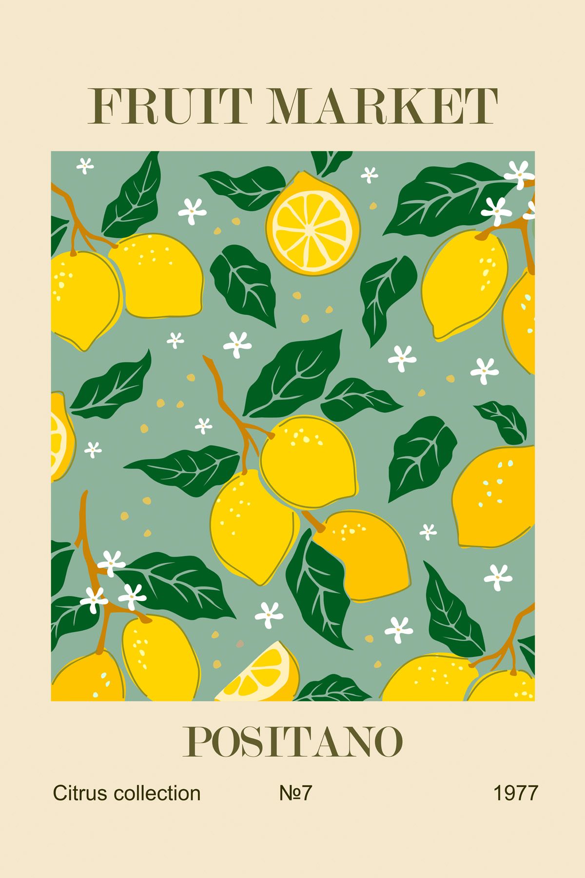 Leinwand Fruit Market III 30 x 45 cm