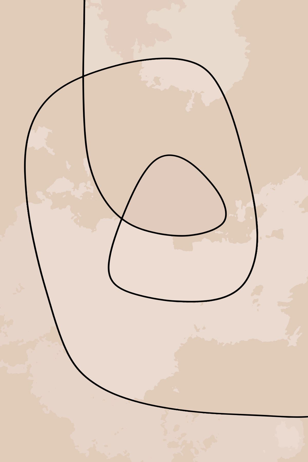 Leinwand Lines I 50 x 75 cm