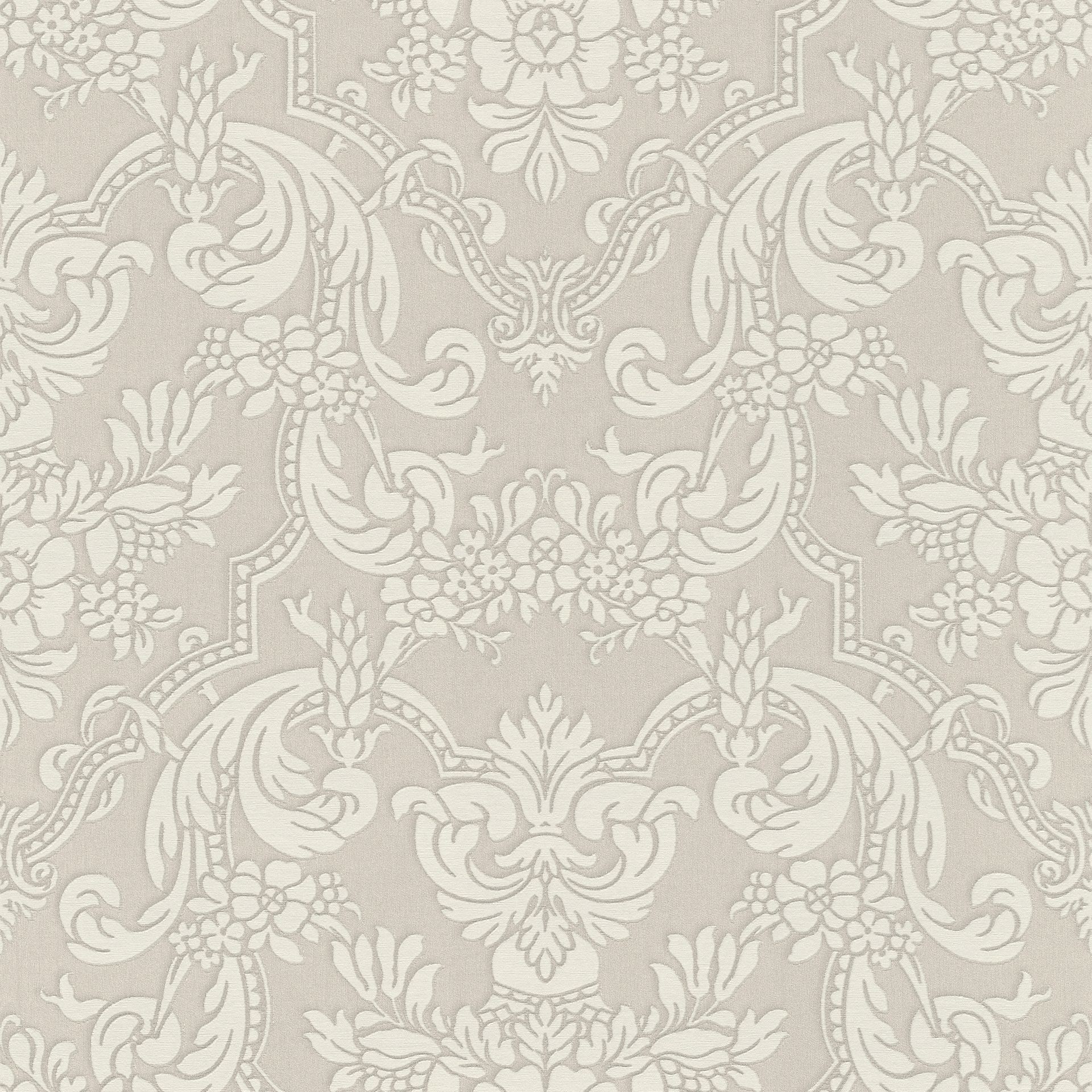 Produktscan Rasch Trianon XIII, Classic-Chic, weiß grau 570625 Dekorbild