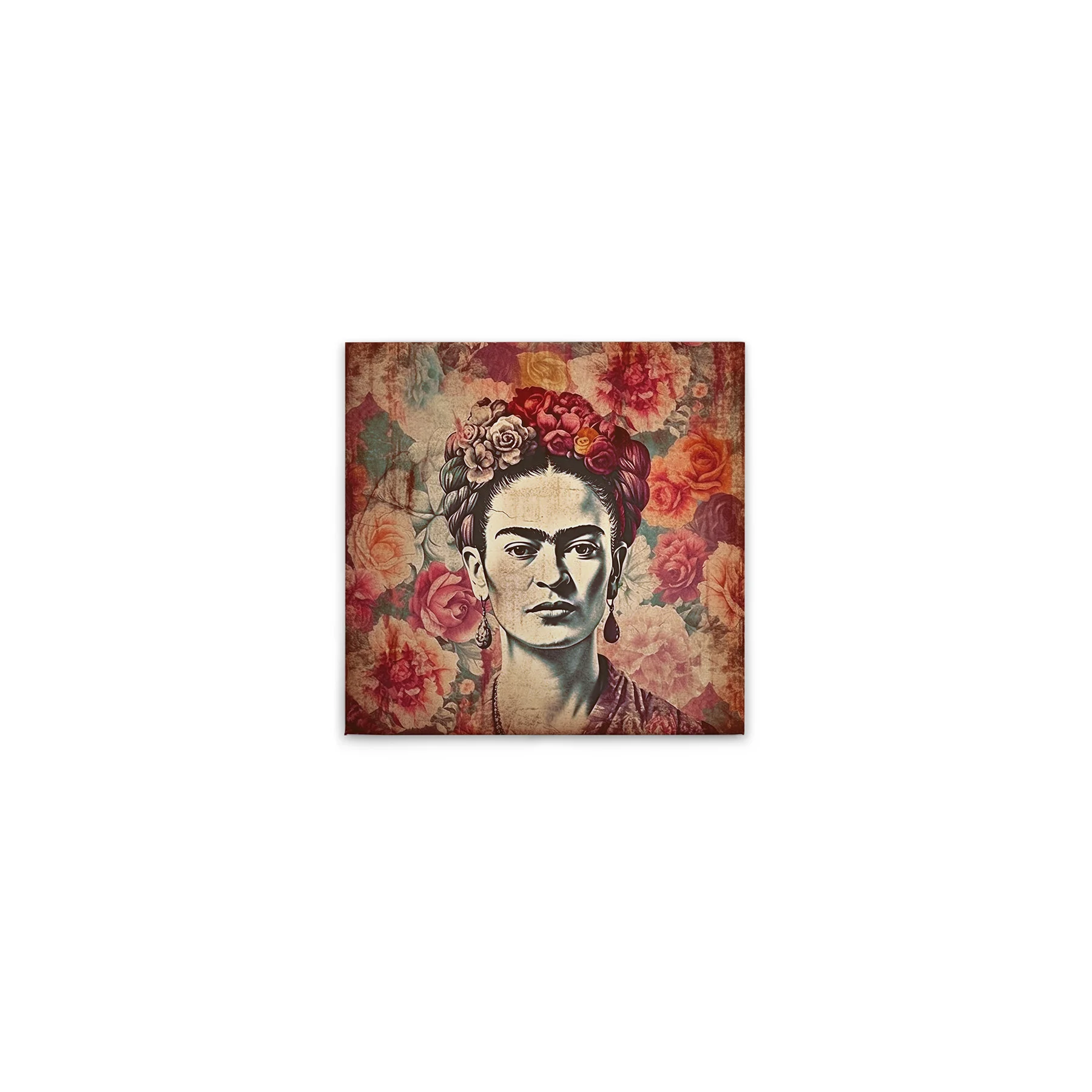 Leinwand Frida in Bloom 40 x 40 cm