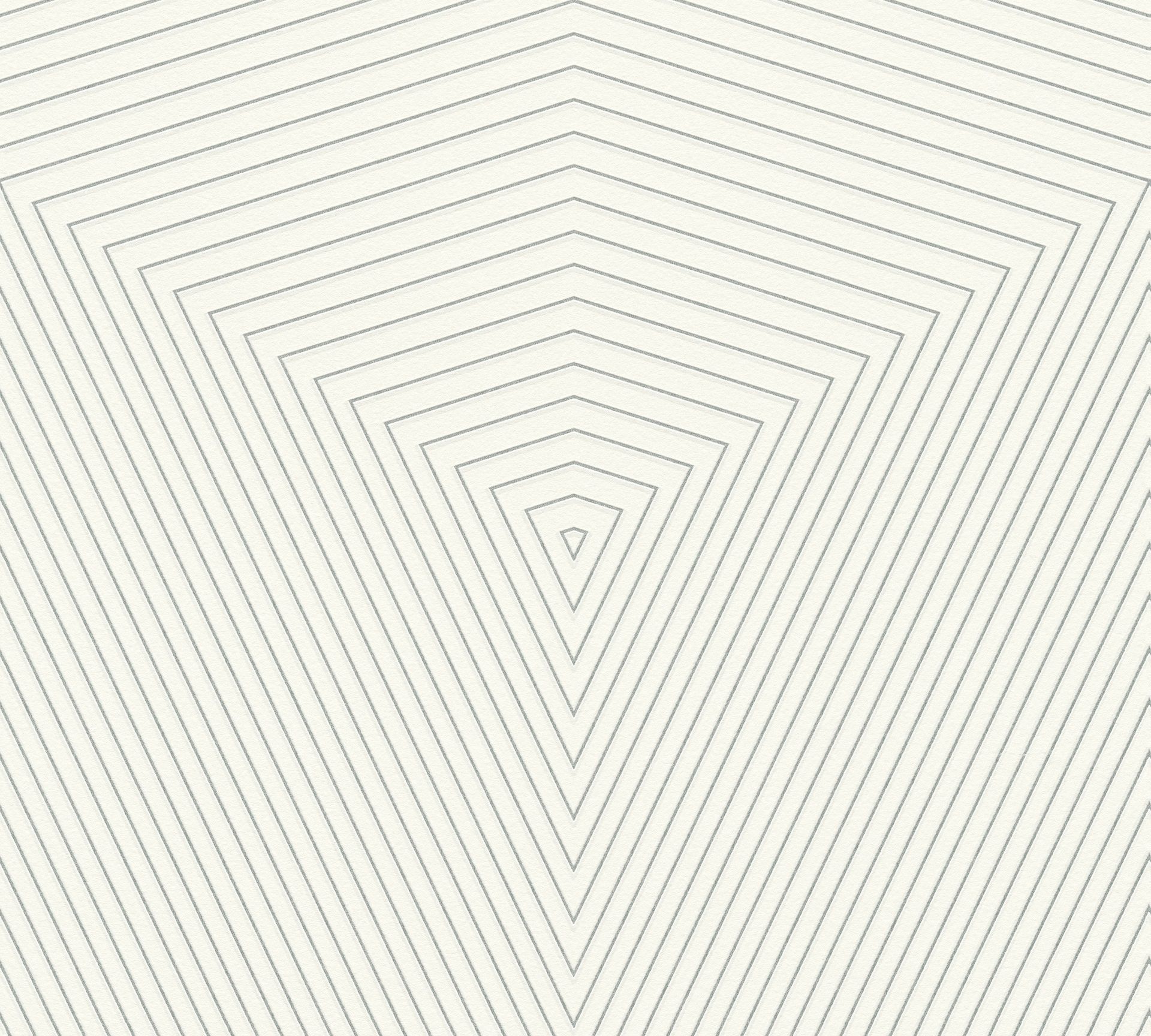 Daniel Hechter 6, Geometrische Tapete, weiß 375222