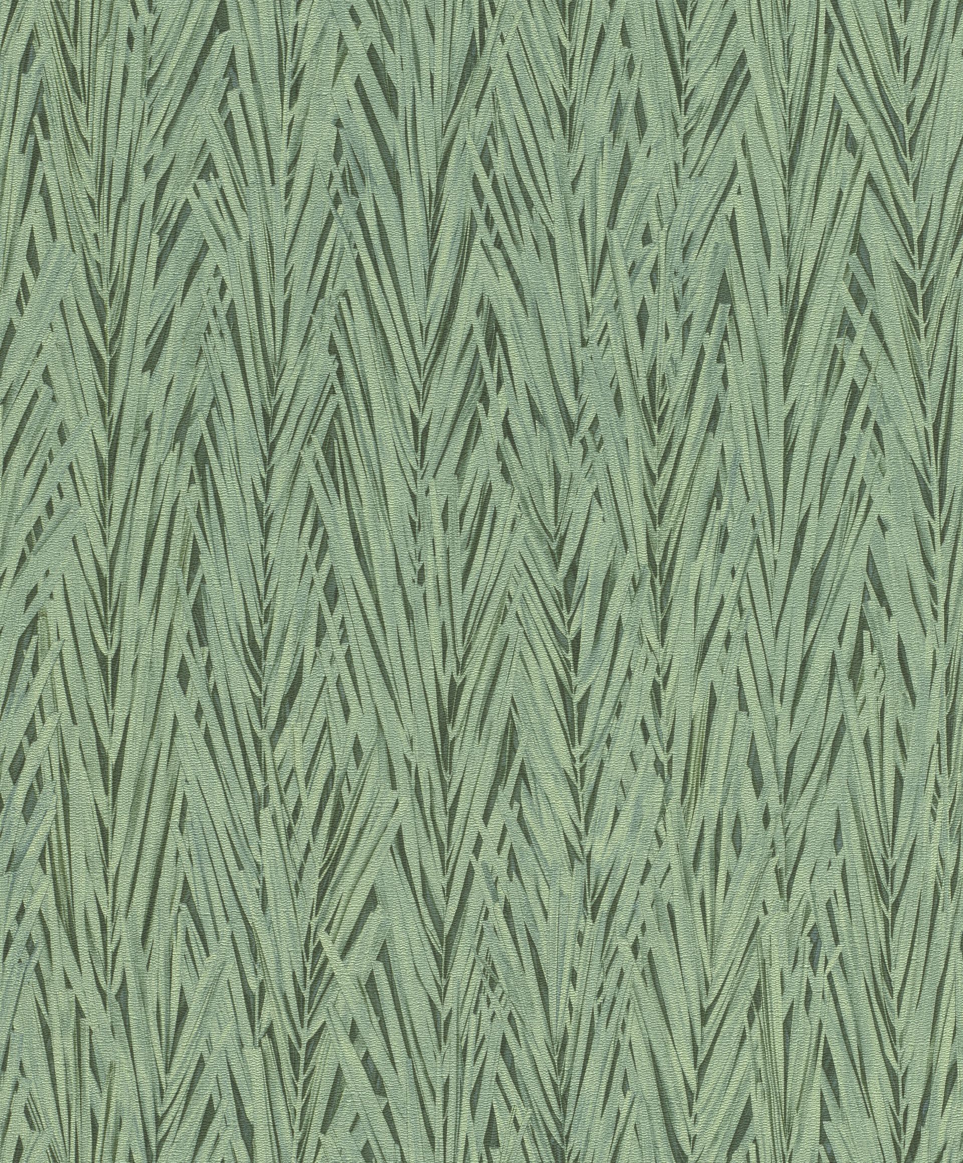 Rasch Composition, Botanical, schwarz grün 554175