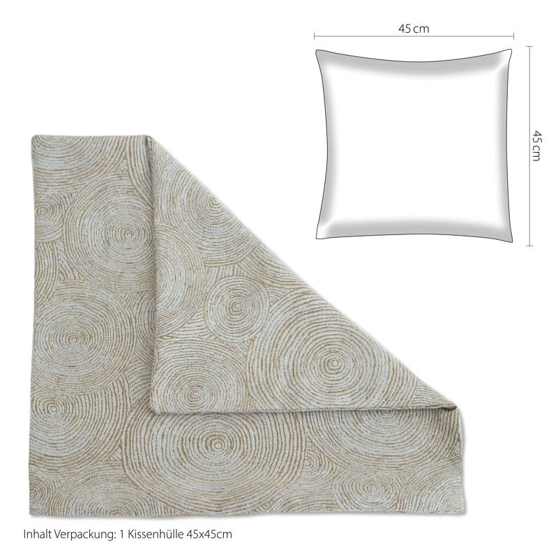 Kissenhülle IW533640 Beige Cape Town 45x45cm Kissenhülle IW533640 Beige Cape Town 45x45cm