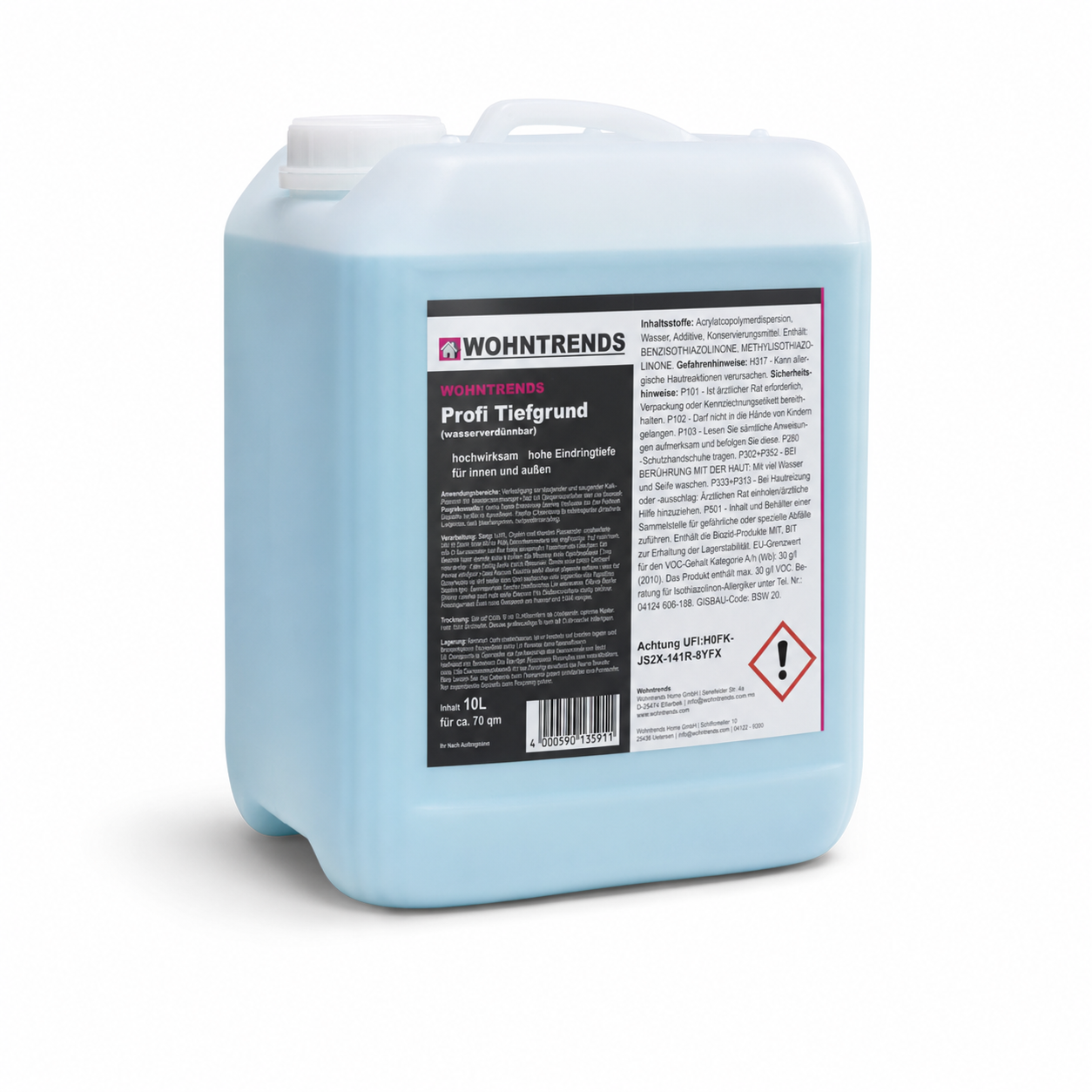 wohntrends-profi-tiefgrund-10l-schraegansicht.jpg Wohntrends Profi Tiefgrund 10 Liter Kanister schräge Seitenansicht