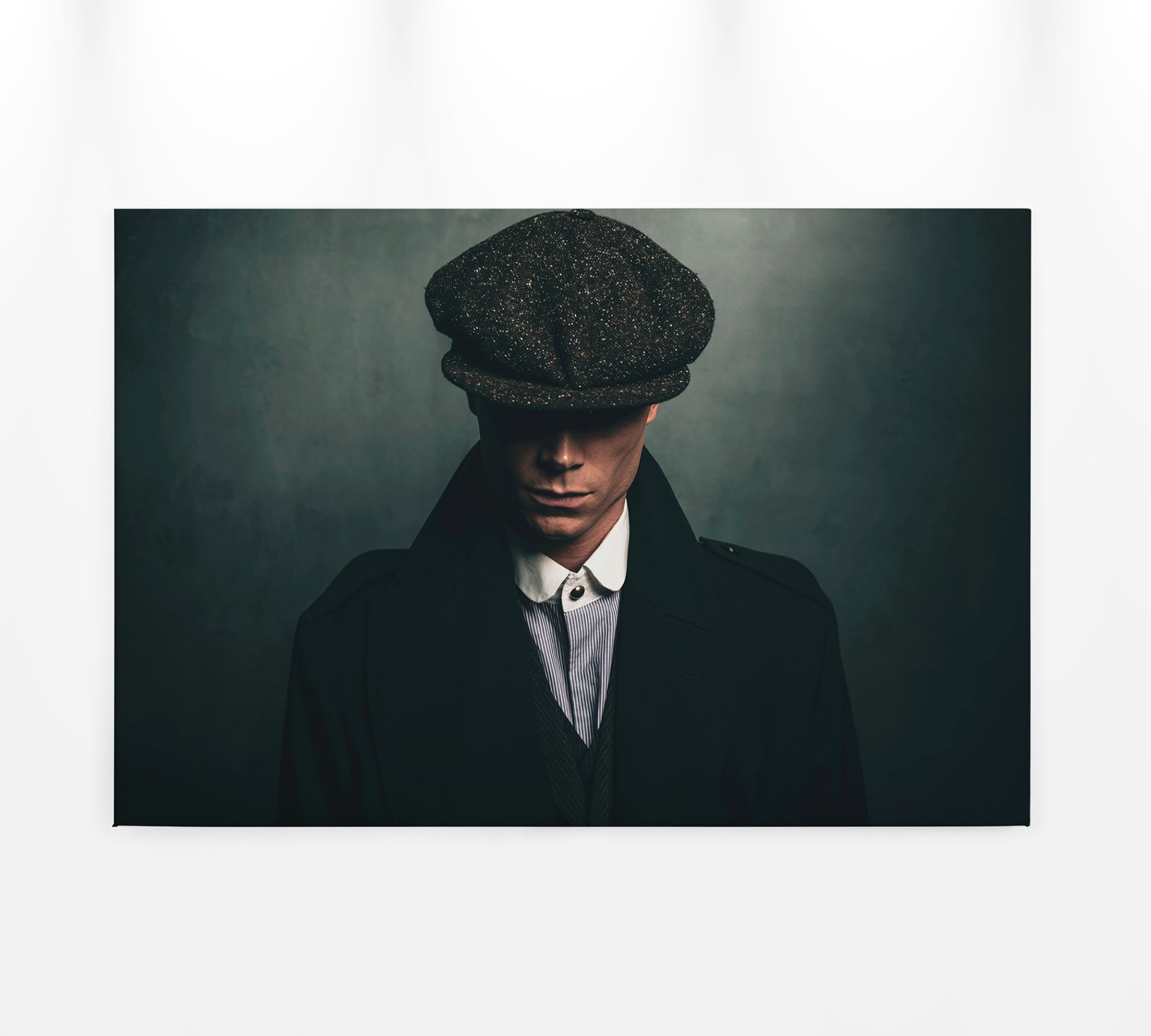 Leinwandbild Mann, schwarz, 90x60 cm DD120414