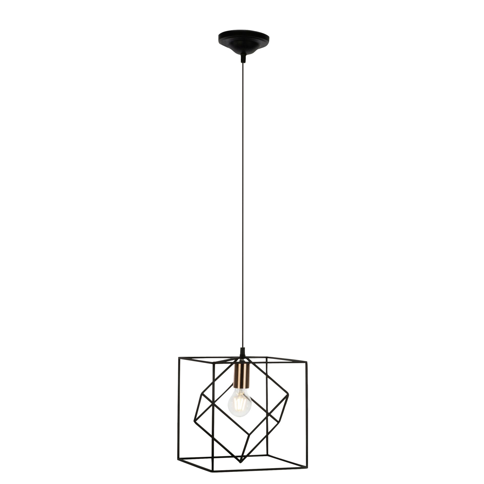 Pendelleuchte Simon - Metall Metallic